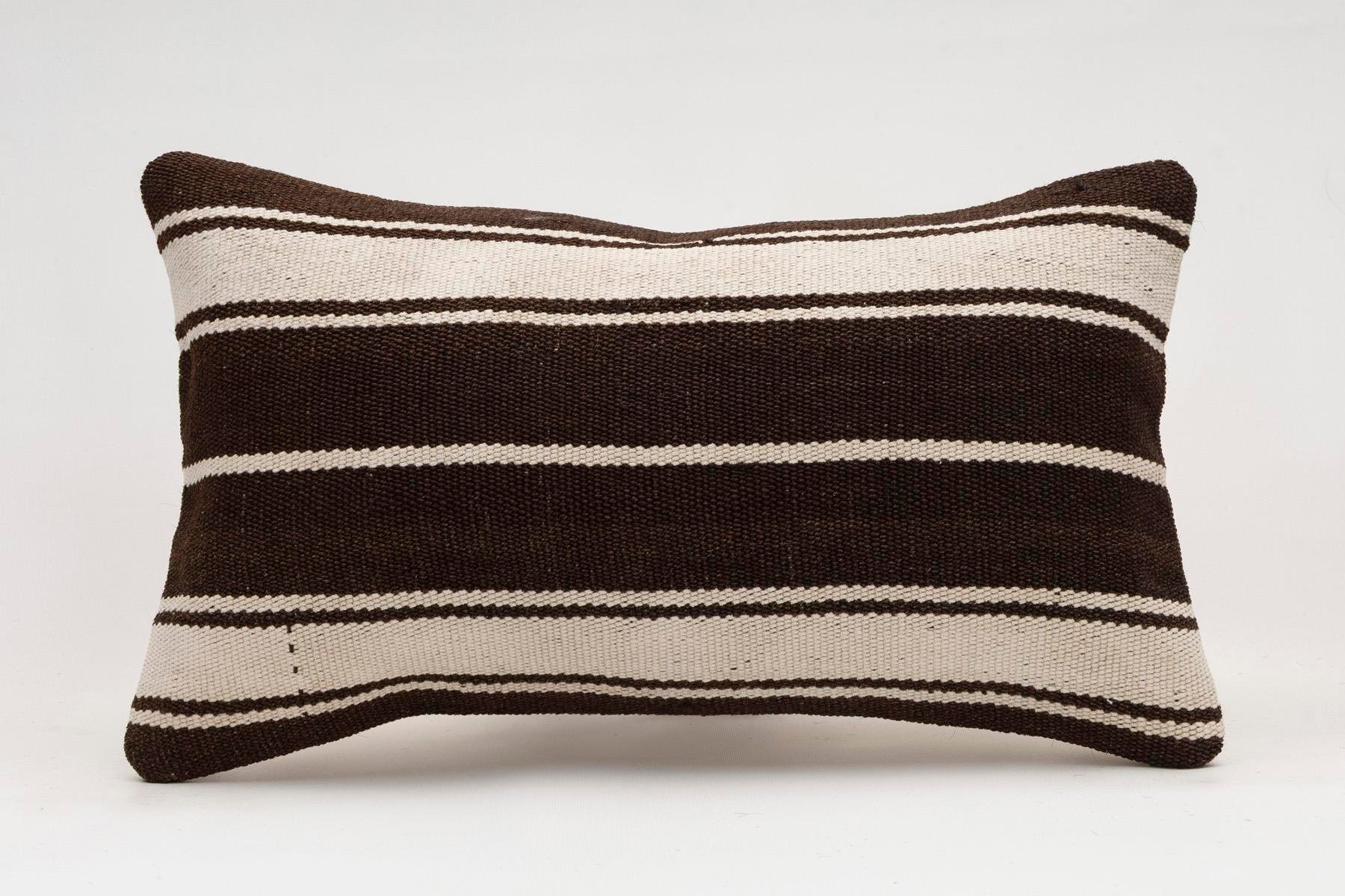 12x20 inches (30x50 cm) Kilim Pillow | KILIM WHOLESALE - Vintage Handmade Pillows - Vintage Handmade Kilim Rugs - It is 100% wool. Artistic and historical rugs. Old handwoven rugs. - Online hand woven rugs and kilim cushions sales. Shipping to a