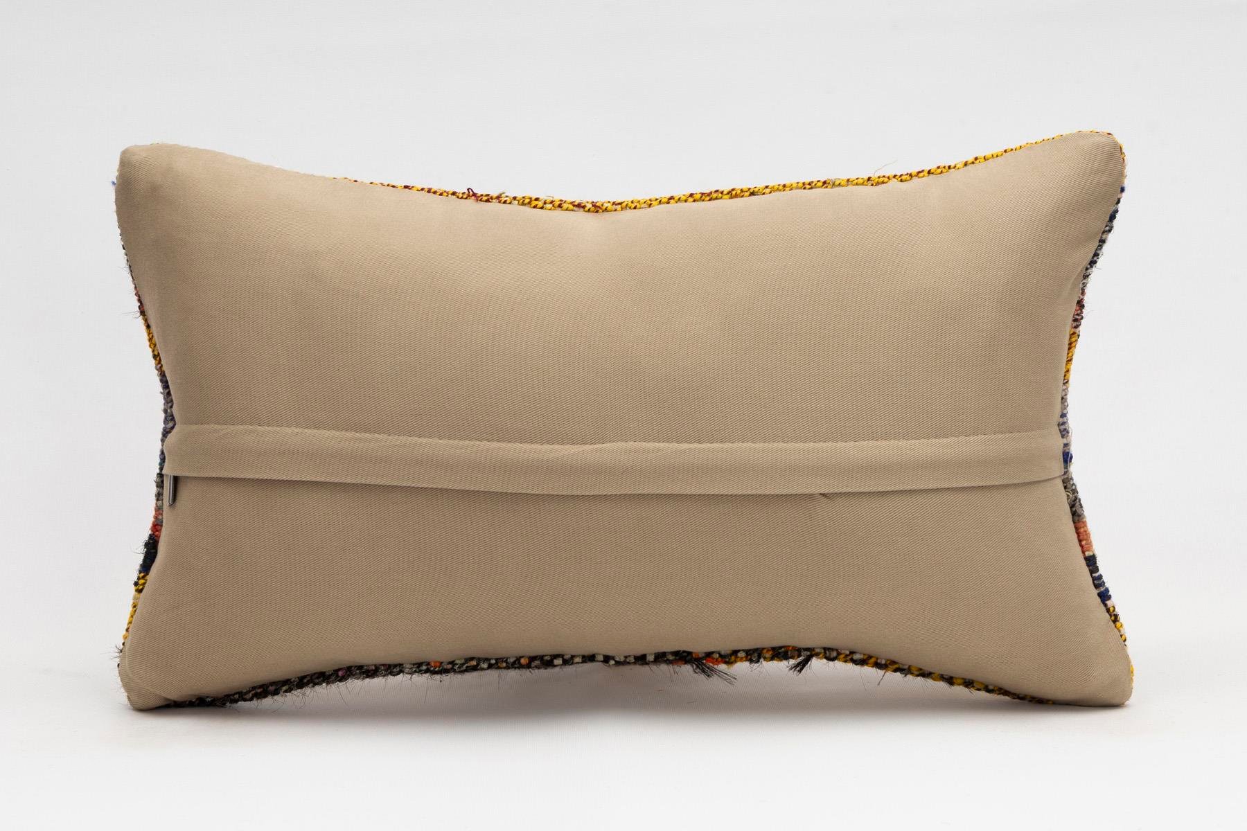 12x20 inches (30x50 cm) Kilim Pillow | KILIM WHOLESALE - Vintage Handmade Pillows - Vintage Handmade Kilim Rugs - It is 100% wool. Artistic and historical rugs. Old handwoven rugs. - Online hand woven rugs and kilim cushions sales. Shipping to a