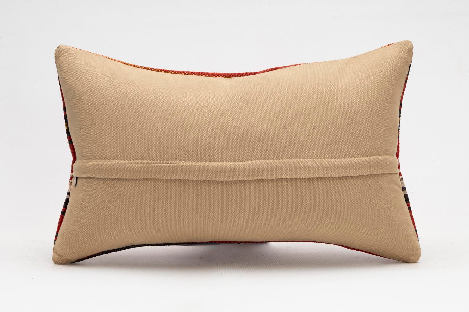 12x20 inches (30x50 cm) Kilim Pillow | KILIM WHOLESALE - Vintage Handmade Pillows - Vintage Handmade Kilim Rugs - It is 100% wool. Artistic and historical rugs. Old handwoven rugs. - Online hand woven rugs and kilim cushions sales. Shipping to a