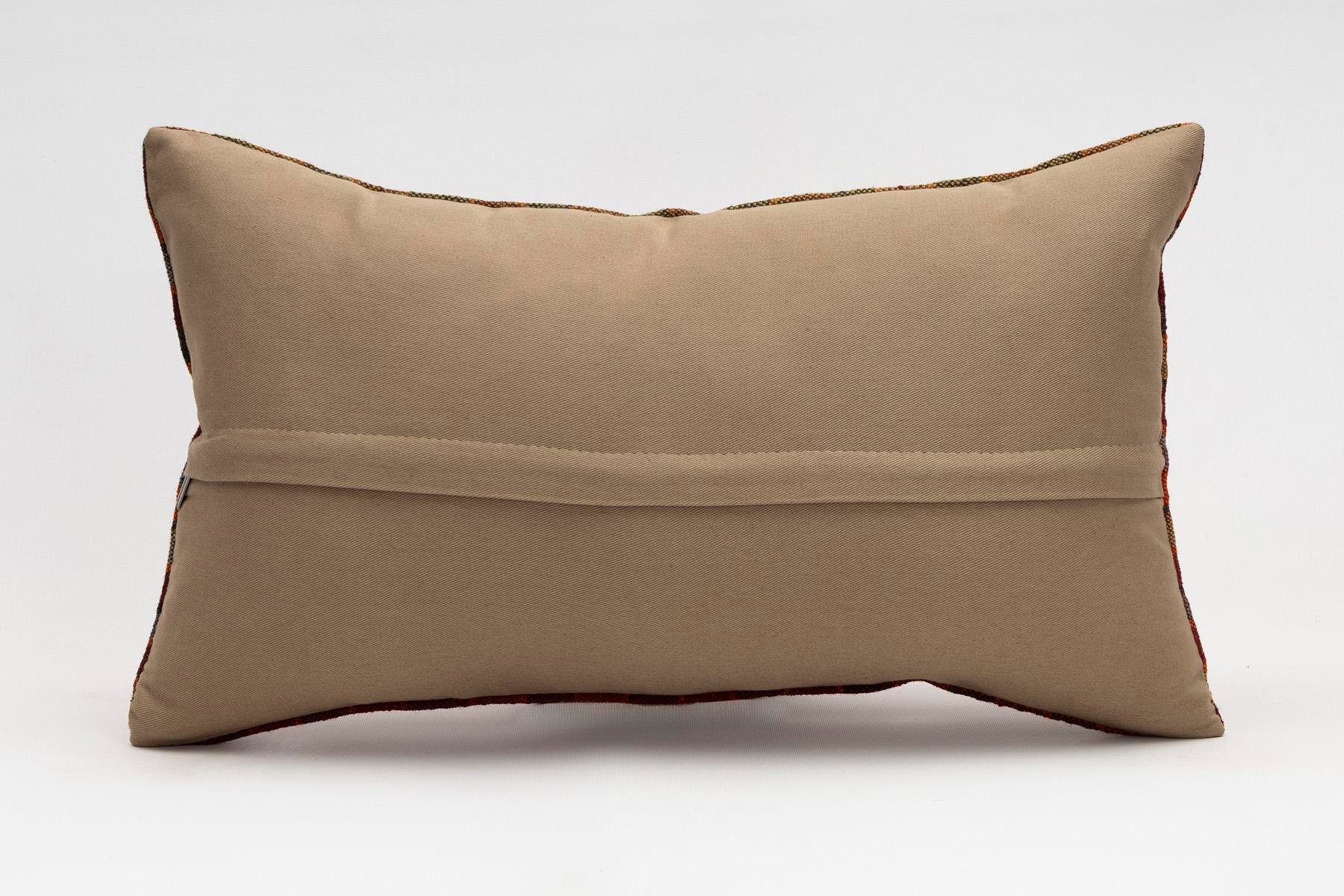 12x20 inches (30x50 cm) Kilim Pillow | KILIM WHOLESALE - Vintage Handmade Pillows - Vintage Handmade Kilim Rugs - It is 100% wool. Artistic and historical rugs. Old handwoven rugs. - Online hand woven rugs and kilim cushions sales. Shipping to a