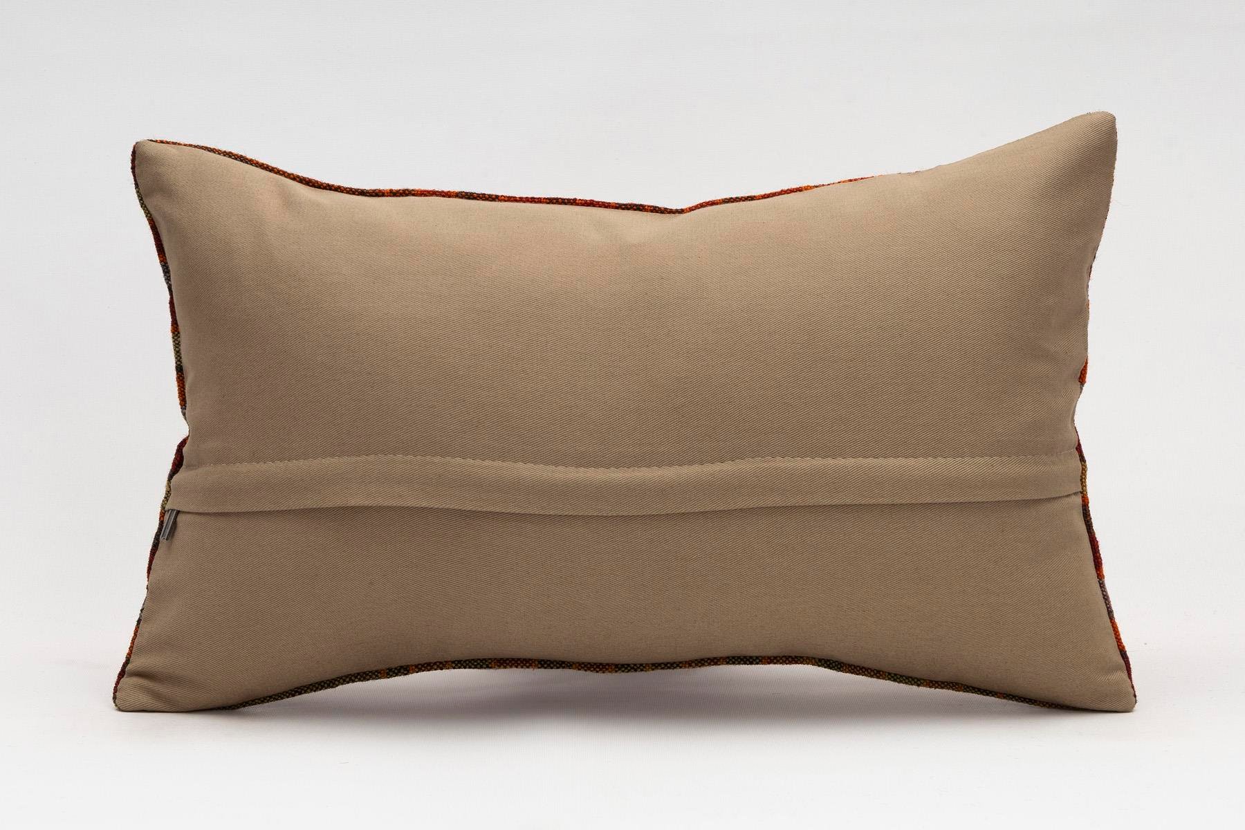 12x20 inches (30x50 cm) Kilim Pillow | KILIM WHOLESALE - Vintage Handmade Pillows - Vintage Handmade Kilim Rugs - It is 100% wool. Artistic and historical rugs. Old handwoven rugs. - Online hand woven rugs and kilim cushions sales. Shipping to a