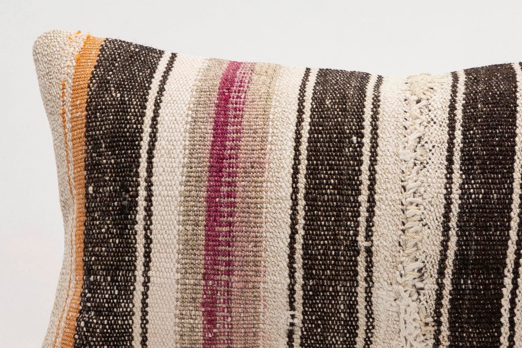 12x20 inches (30x50 cm) Kilim Pillow | KILIM WHOLESALE - Vintage Handmade Pillows - Vintage Handmade Kilim Rugs - It is 100% wool. Artistic and historical rugs. Old handwoven rugs. - Online hand woven rugs and kilim cushions sales. Shipping to a