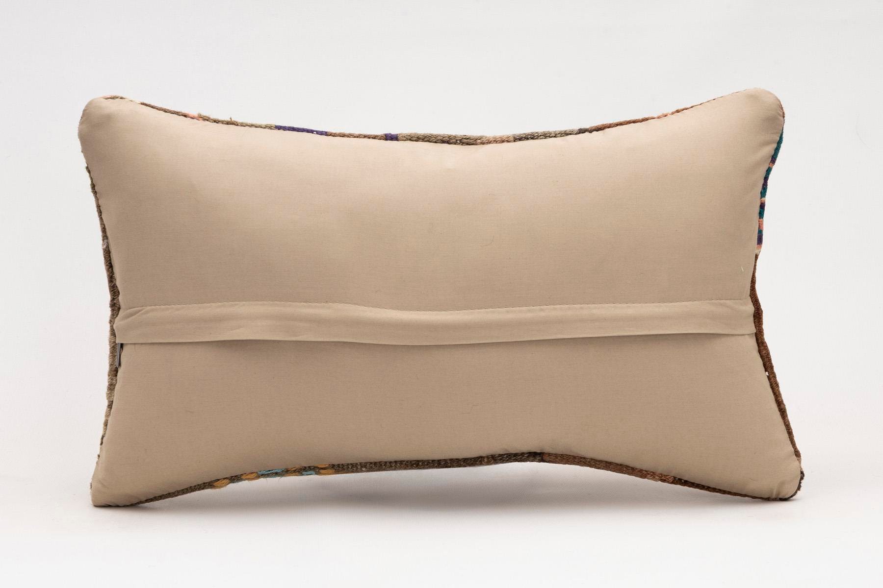 12x20 inches (30x50 cm) Kilim Pillow | KILIM WHOLESALE - Vintage Handmade Pillows - Vintage Handmade Kilim Rugs - It is 100% wool. Artistic and historical rugs. Old handwoven rugs. - Online hand woven rugs and kilim cushions sales. Shipping to a