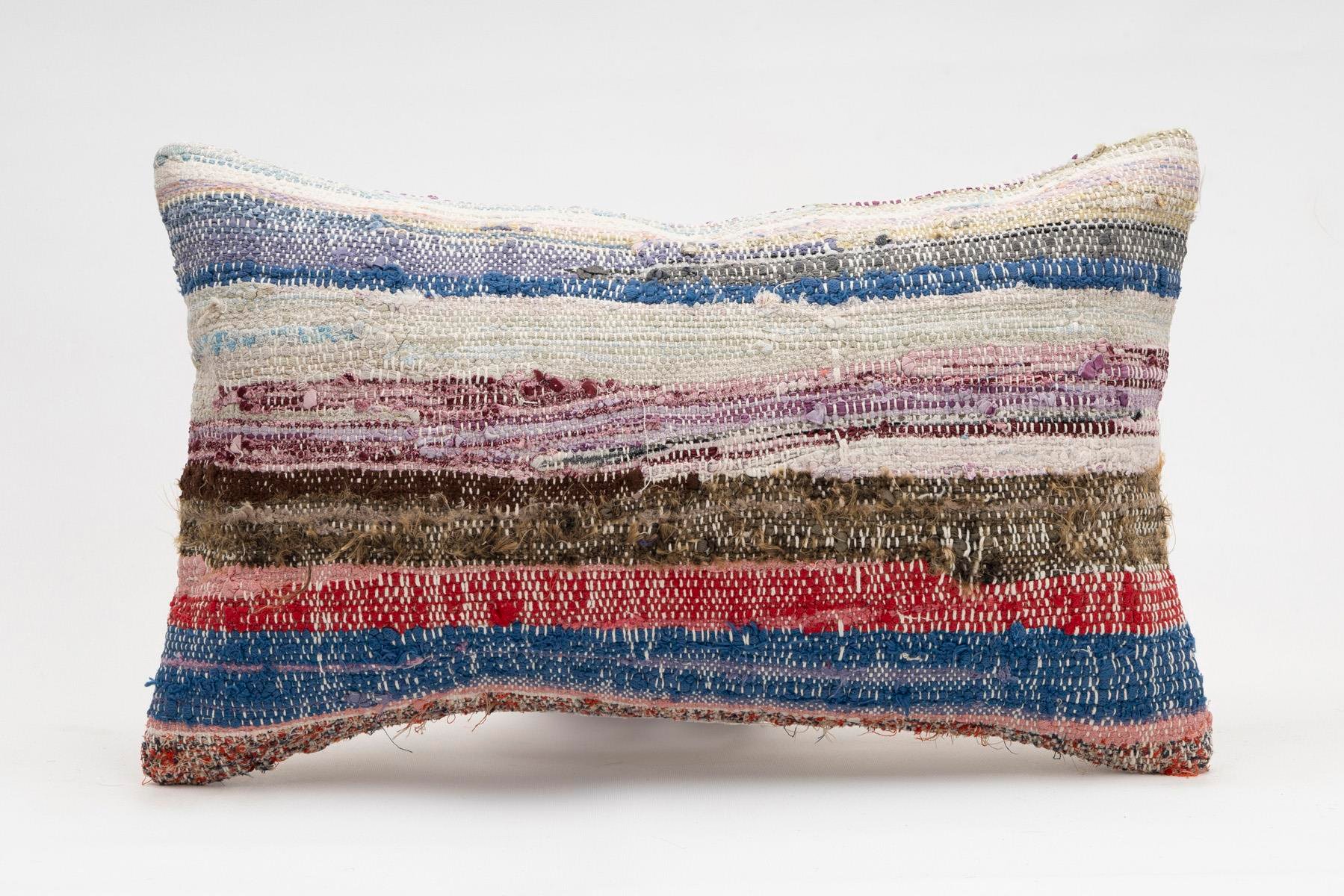 12x20 inches (30x50 cm) Kilim Pillow | KILIM WHOLESALE - Vintage Handmade Pillows - Vintage Handmade Kilim Rugs - It is 100% wool. Artistic and historical rugs. Old handwoven rugs. - Online hand woven rugs and kilim cushions sales. Shipping to a