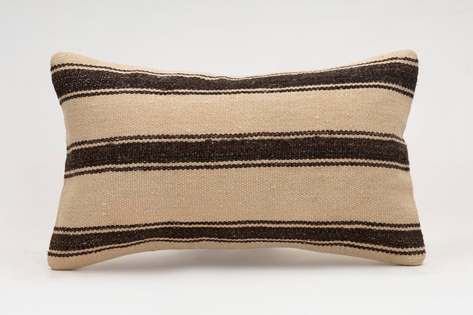12x20 inches (30x50 cm) Kilim Pillow | KILIM WHOLESALE - Vintage Handmade Pillows - Vintage Handmade Kilim Rugs - It is 100% wool. Artistic and historical rugs. Old handwoven rugs. - Online hand woven rugs and kilim cushions sales. Shipping to a