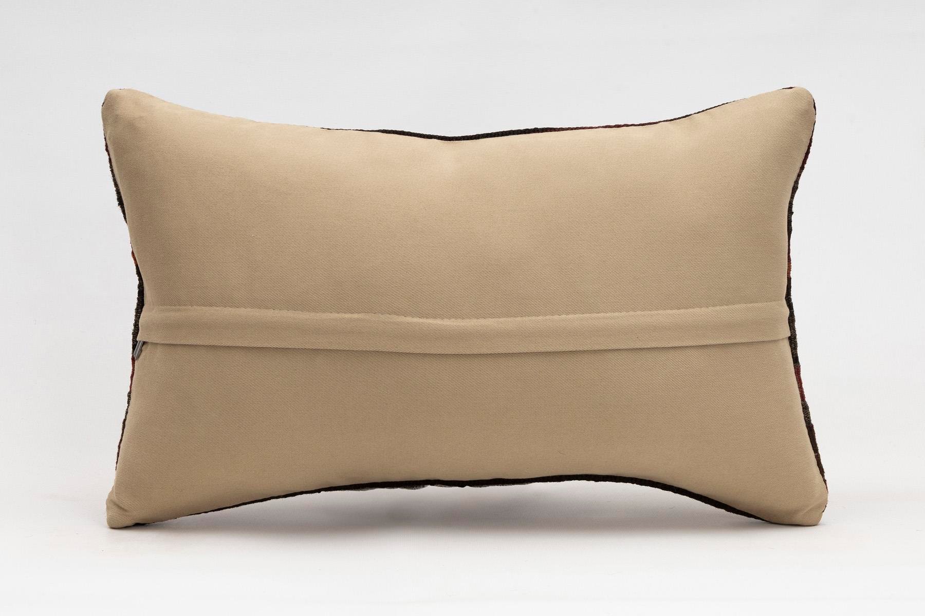 12x20 inches (30x50 cm) Kilim Pillow | KILIM WHOLESALE - Vintage Handmade Pillows - Vintage Handmade Kilim Rugs - It is 100% wool. Artistic and historical rugs. Old handwoven rugs. - Online hand woven rugs and kilim cushions sales. Shipping to a