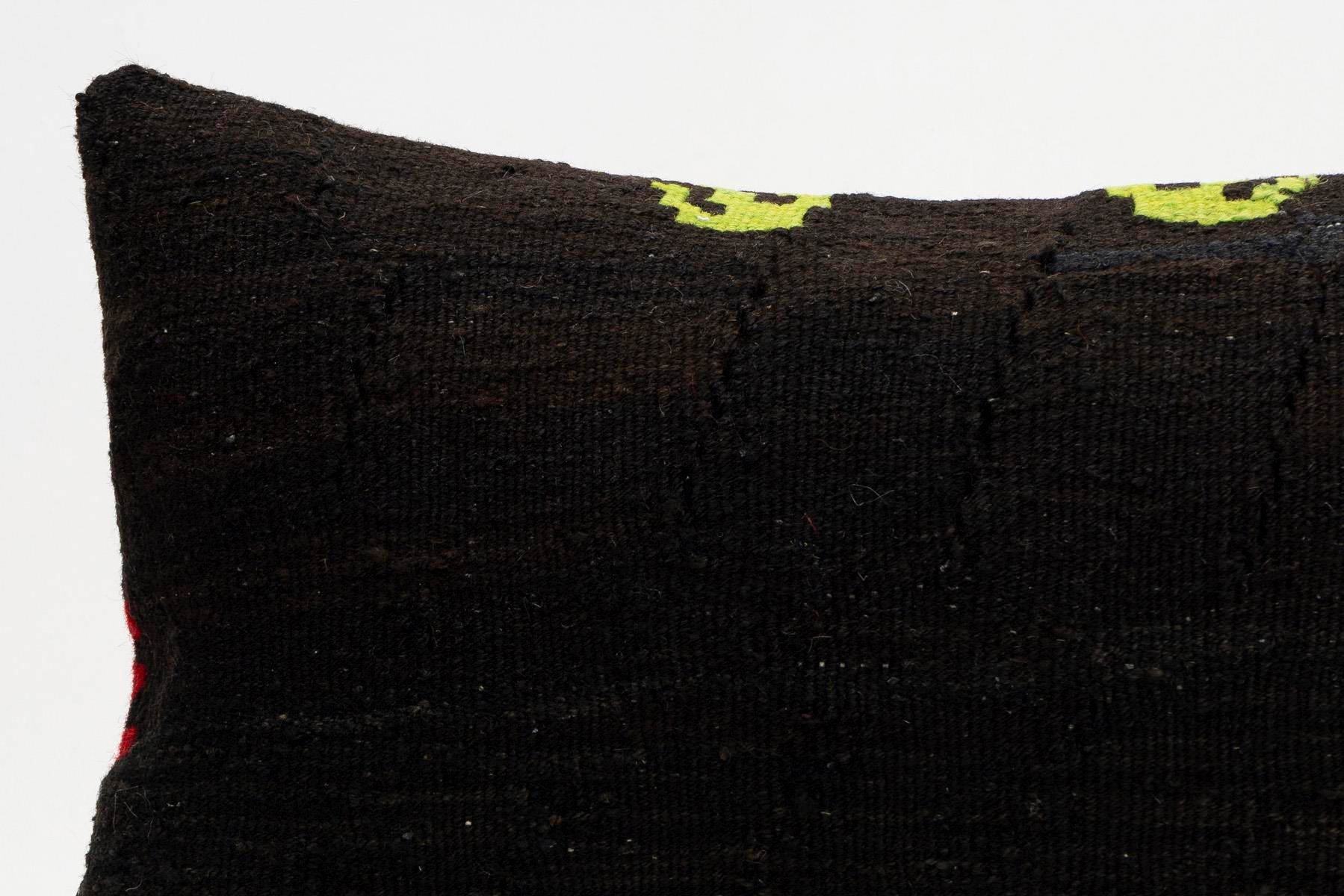 12x20 inches (30x50 cm) Kilim Pillow | KILIM WHOLESALE - Vintage Handmade Pillows - Vintage Handmade Kilim Rugs - It is 100% wool. Artistic and historical rugs. Old handwoven rugs. - Online hand woven rugs and kilim cushions sales. Shipping to a