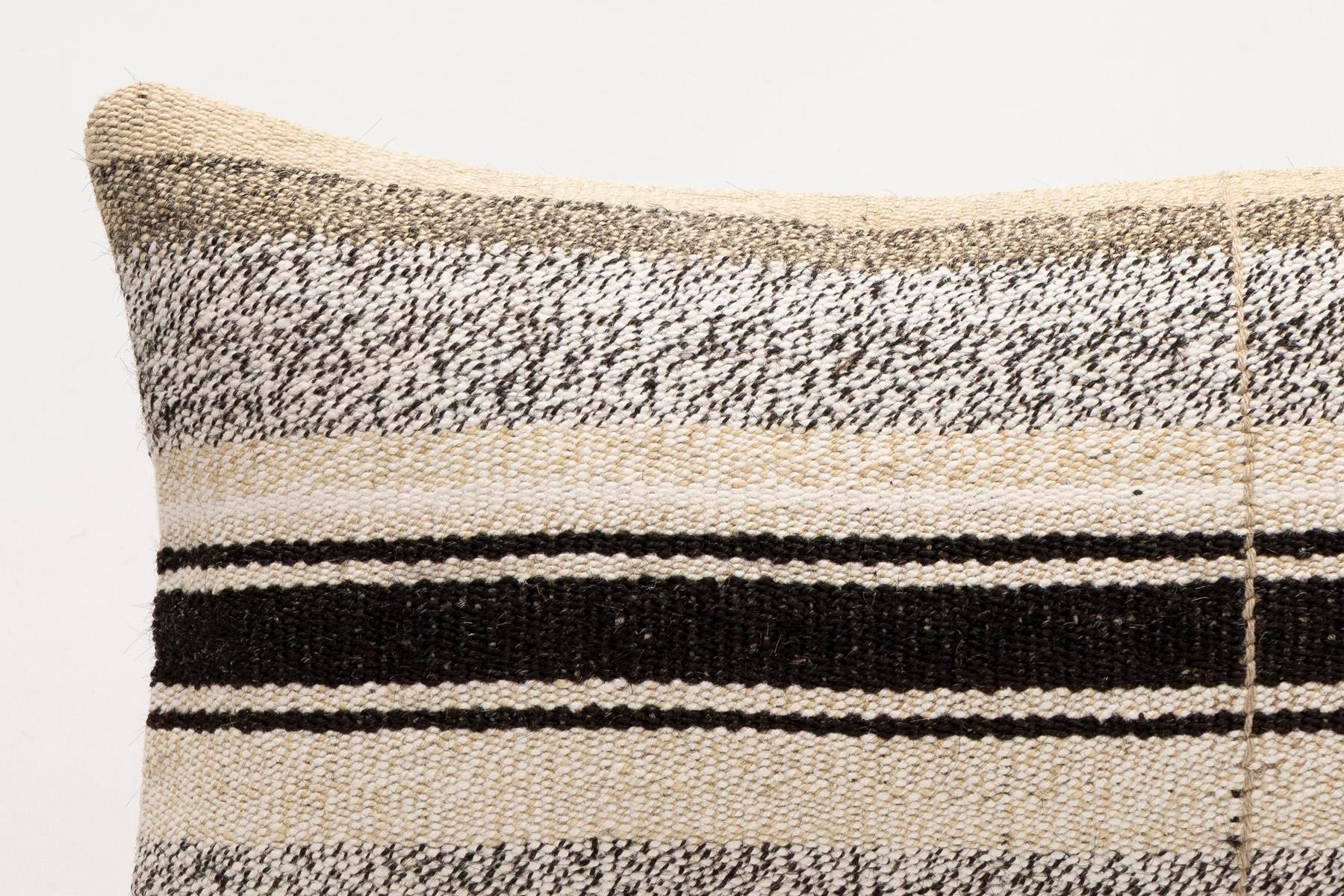 12x20 inches (30x50 cm) Kilim Pillow | KILIM WHOLESALE - Vintage Handmade Pillows - Vintage Handmade Kilim Rugs - It is 100% wool. Artistic and historical rugs. Old handwoven rugs. - Online hand woven rugs and kilim cushions sales. Shipping to a