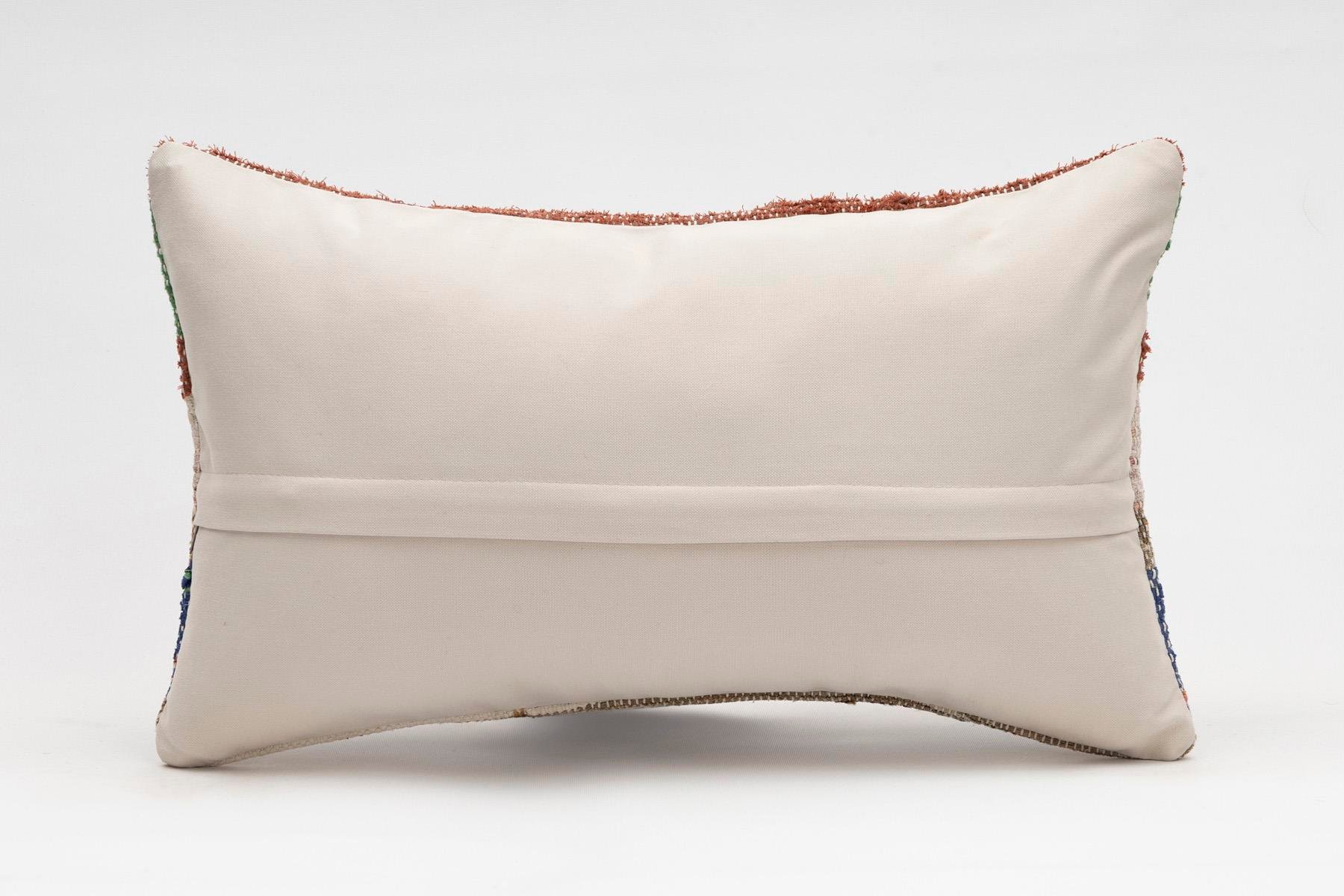 12x20 inches (30x50 cm) Kilim Pillow | KILIM WHOLESALE - Vintage Handmade Pillows - Vintage Handmade Kilim Rugs - It is 100% wool. Artistic and historical rugs. Old handwoven rugs. - Online hand woven rugs and kilim cushions sales. Shipping to a