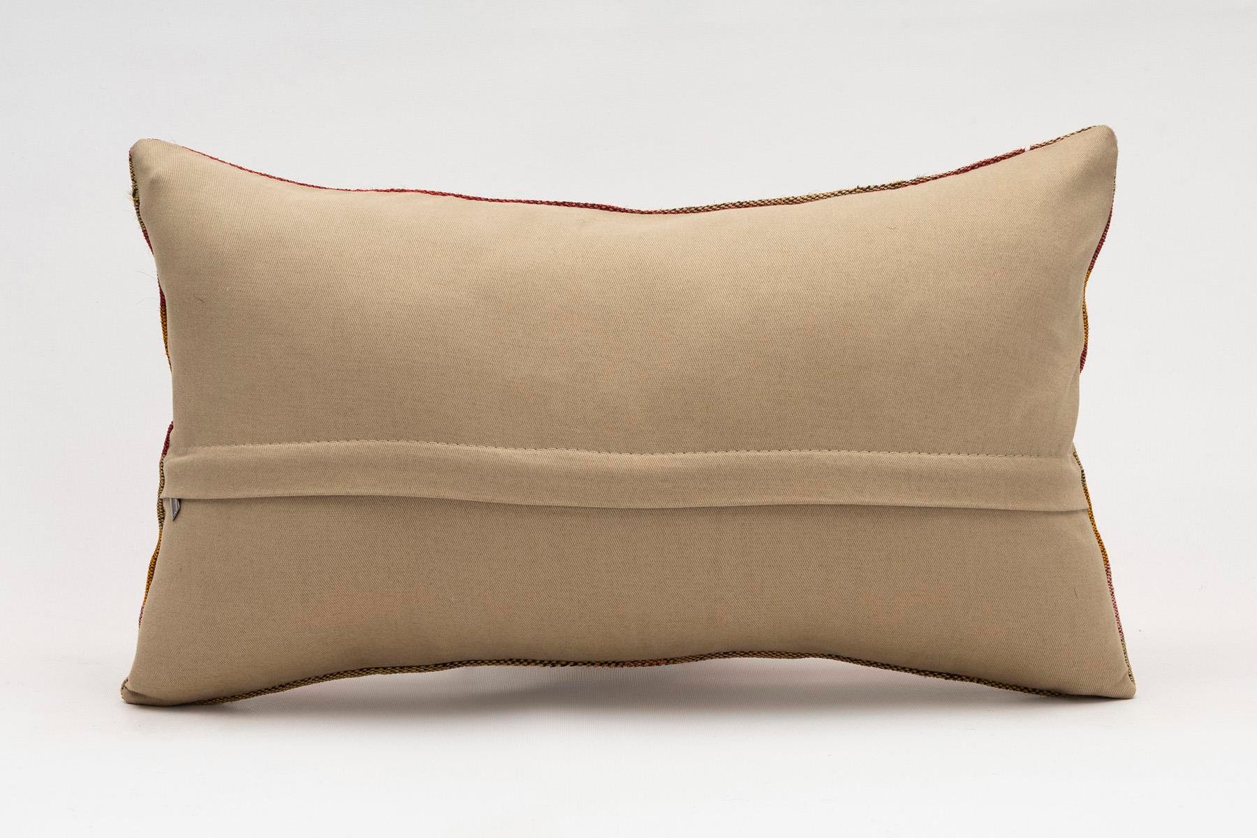 12x20 inches (30x50 cm) Kilim Pillow | KILIM WHOLESALE - Vintage Handmade Pillows - Vintage Handmade Kilim Rugs - It is 100% wool. Artistic and historical rugs. Old handwoven rugs. - Online hand woven rugs and kilim cushions sales. Shipping to a