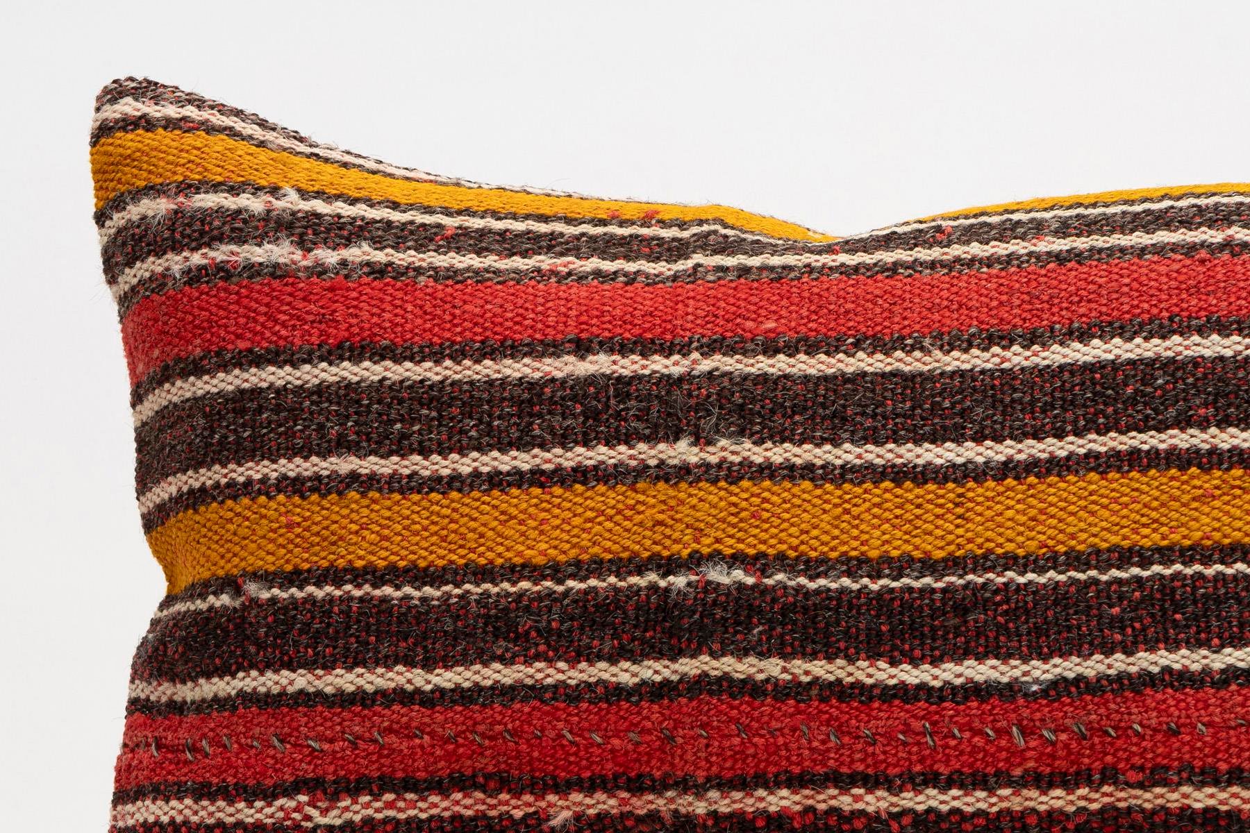 12x20 inches (30x50 cm) Kilim Pillow | KILIM WHOLESALE - Vintage Handmade Pillows - Vintage Handmade Kilim Rugs - It is 100% wool. Artistic and historical rugs. Old handwoven rugs. - Online hand woven rugs and kilim cushions sales. Shipping to a