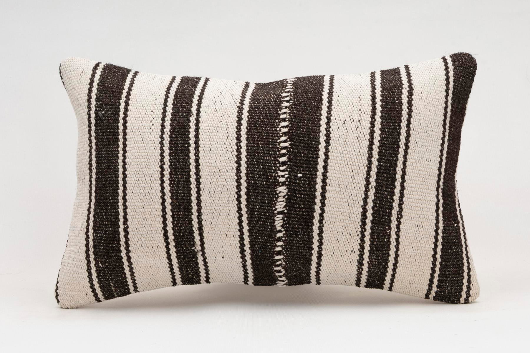 12x20 inches (30x50 cm) Kilim Pillow | KILIM WHOLESALE - Vintage Handmade Pillows - Vintage Handmade Kilim Rugs - It is 100% wool. Artistic and historical rugs. Old handwoven rugs. - Online hand woven rugs and kilim cushions sales. Shipping to a