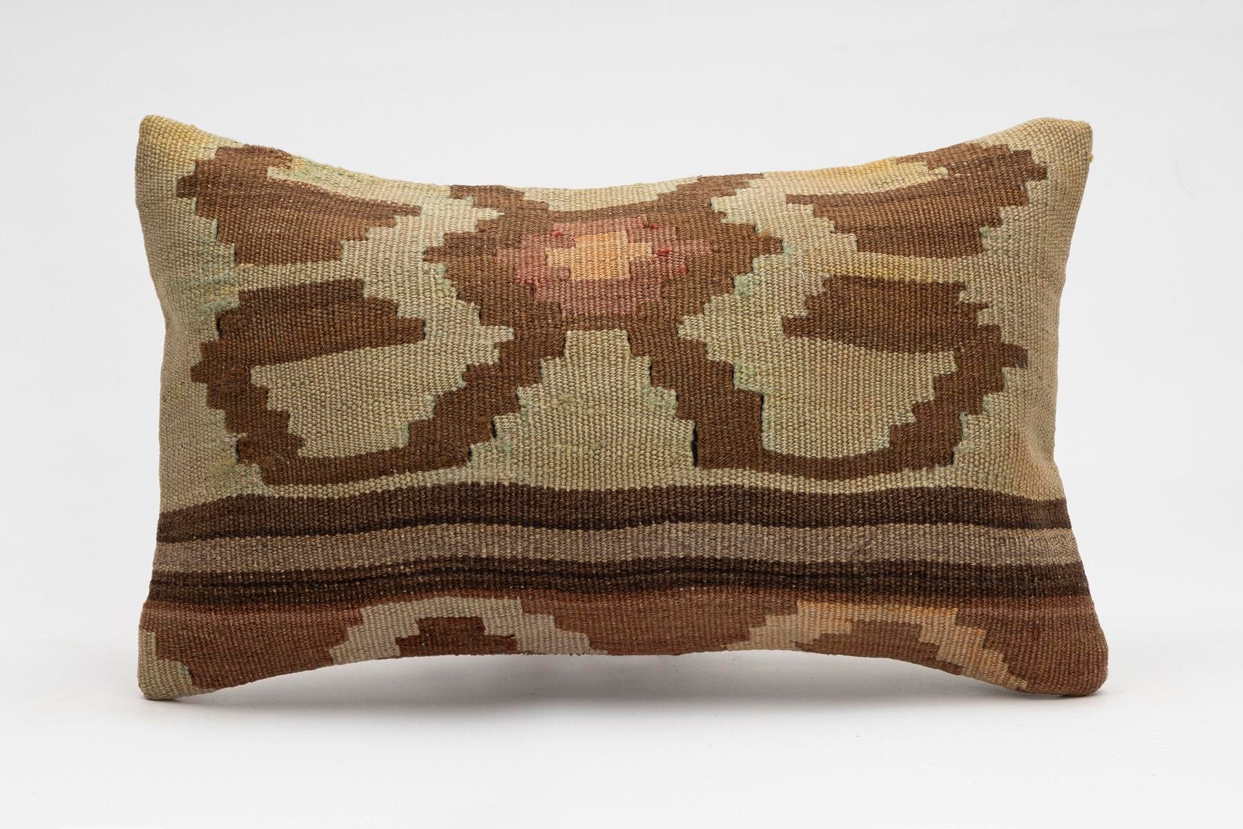 12x20 inches (30x50 cm) Kilim Pillow | KILIM WHOLESALE - Vintage Handmade Pillows - Vintage Handmade Kilim Rugs - It is 100% wool. Artistic and historical rugs. Old handwoven rugs. - Online hand woven rugs and kilim cushions sales. Shipping to a