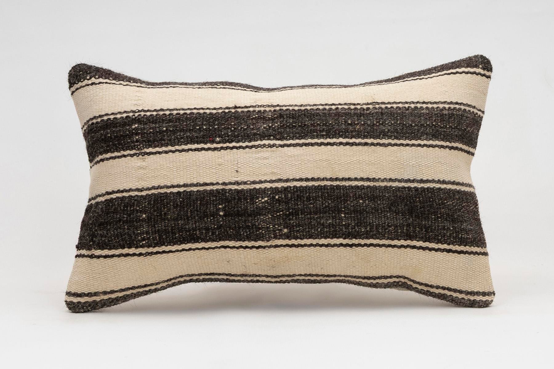 12x20 inches (30x50 cm) Kilim Pillow | KILIM WHOLESALE - Vintage Handmade Pillows - Vintage Handmade Kilim Rugs - It is 100% wool. Artistic and historical rugs. Old handwoven rugs. - Online hand woven rugs and kilim cushions sales. Shipping to a