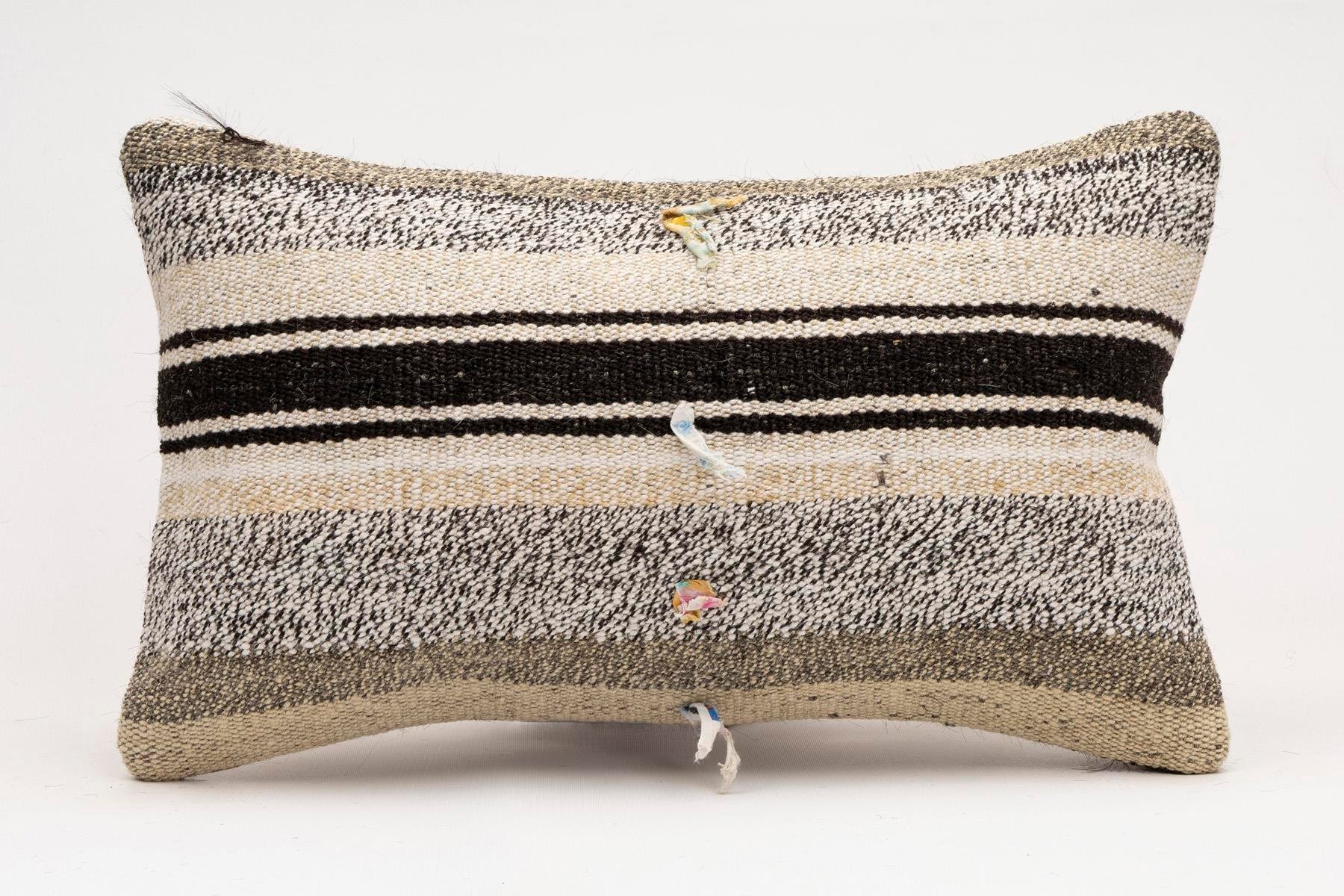 12x20 inches (30x50 cm) Kilim Pillow | KILIM WHOLESALE - Vintage Handmade Pillows - Vintage Handmade Kilim Rugs - It is 100% wool. Artistic and historical rugs. Old handwoven rugs. - Online hand woven rugs and kilim cushions sales. Shipping to a