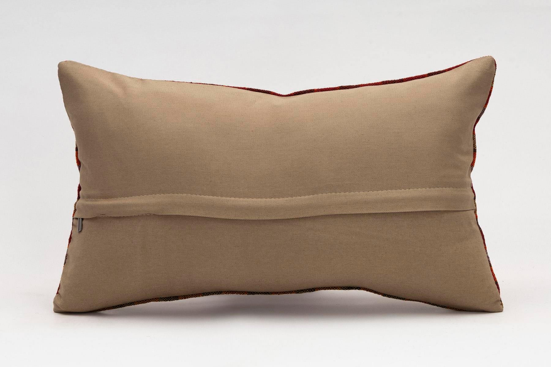 12x20 inches (30x50 cm) Kilim Pillow | KILIM WHOLESALE - Vintage Handmade Pillows - Vintage Handmade Kilim Rugs - It is 100% wool. Artistic and historical rugs. Old handwoven rugs. - Online hand woven rugs and kilim cushions sales. Shipping to a