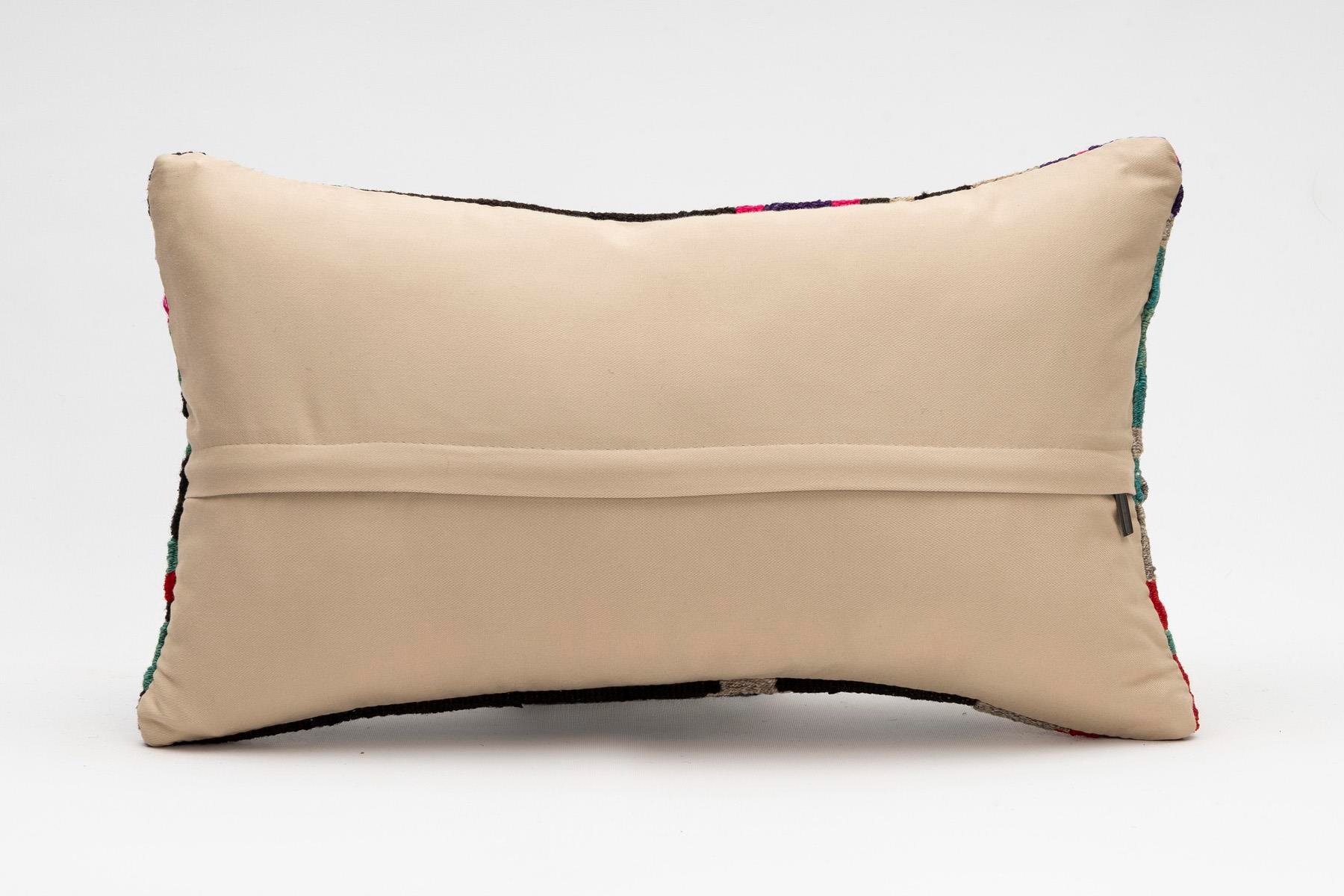 12x20 inches (30x50 cm) Kilim Pillow | KILIM WHOLESALE - Vintage Handmade Pillows - Vintage Handmade Kilim Rugs - It is 100% wool. Artistic and historical rugs. Old handwoven rugs. - Online hand woven rugs and kilim cushions sales. Shipping to a