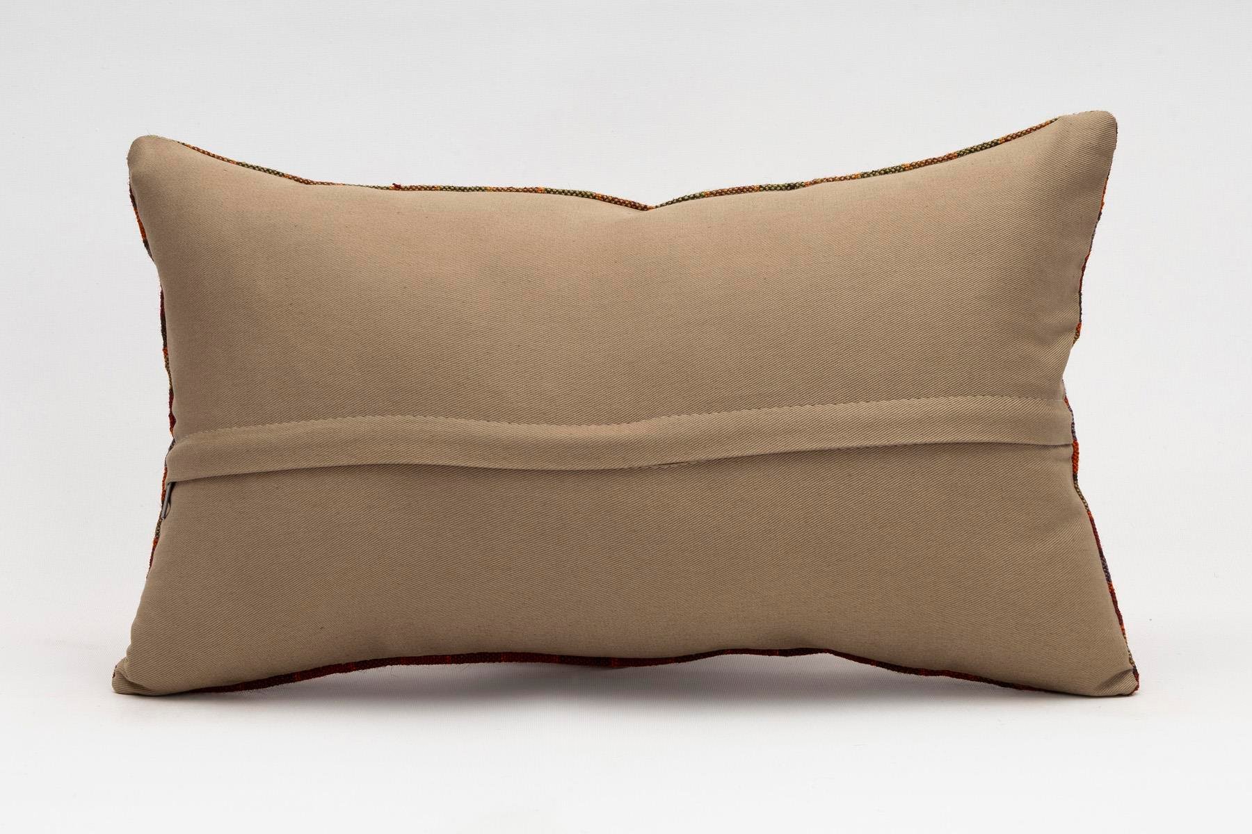 12x20 inches (30x50 cm) Kilim Pillow | KILIM WHOLESALE - Vintage Handmade Pillows - Vintage Handmade Kilim Rugs - It is 100% wool. Artistic and historical rugs. Old handwoven rugs. - Online hand woven rugs and kilim cushions sales. Shipping to a