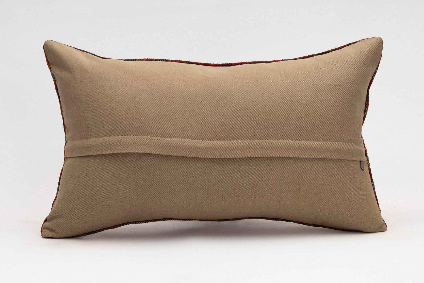 12x20 inches (30x50 cm) Kilim Pillow | KILIM WHOLESALE - Vintage Handmade Pillows - Vintage Handmade Kilim Rugs - It is 100% wool. Artistic and historical rugs. Old handwoven rugs. - Online hand woven rugs and kilim cushions sales. Shipping to a