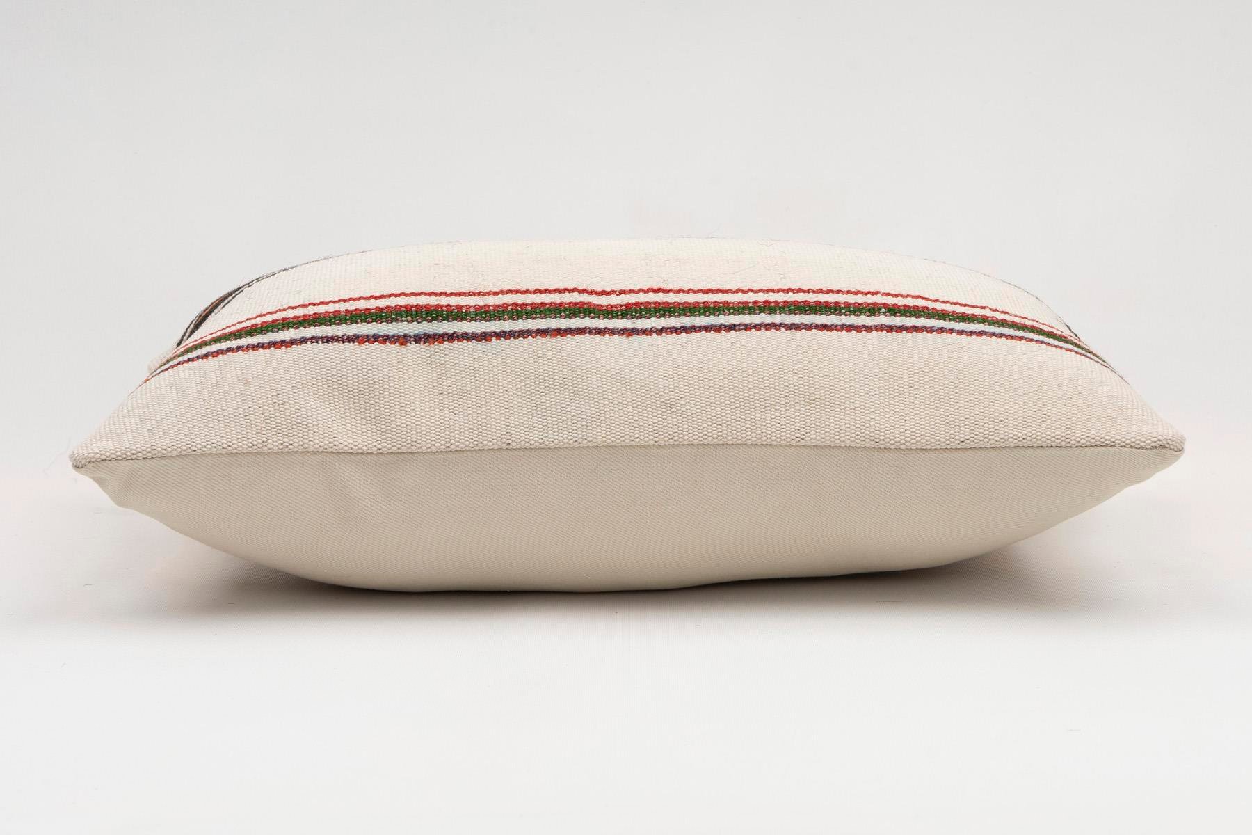 12x20 inches (30x50 cm) Kilim Pillow | KILIM WHOLESALE - Vintage Handmade Pillows - Vintage Handmade Kilim Rugs - It is 100% wool. Artistic and historical rugs. Old handwoven rugs. - Online hand woven rugs and kilim cushions sales. Shipping to a