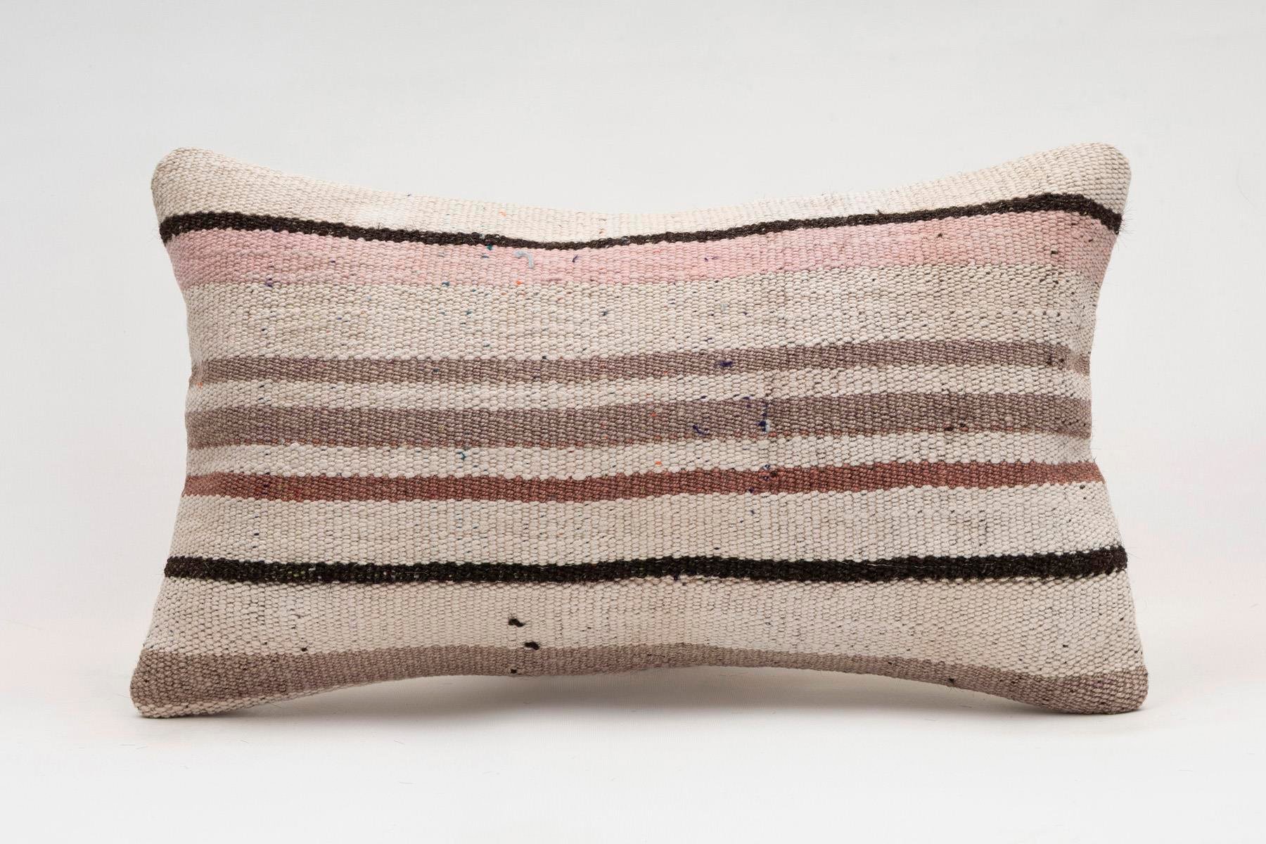 12x20 inches (30x50 cm) Kilim Pillow | KILIM WHOLESALE - Vintage Handmade Pillows - Vintage Handmade Kilim Rugs - It is 100% wool. Artistic and historical rugs. Old handwoven rugs. - Online hand woven rugs and kilim cushions sales. Shipping to a