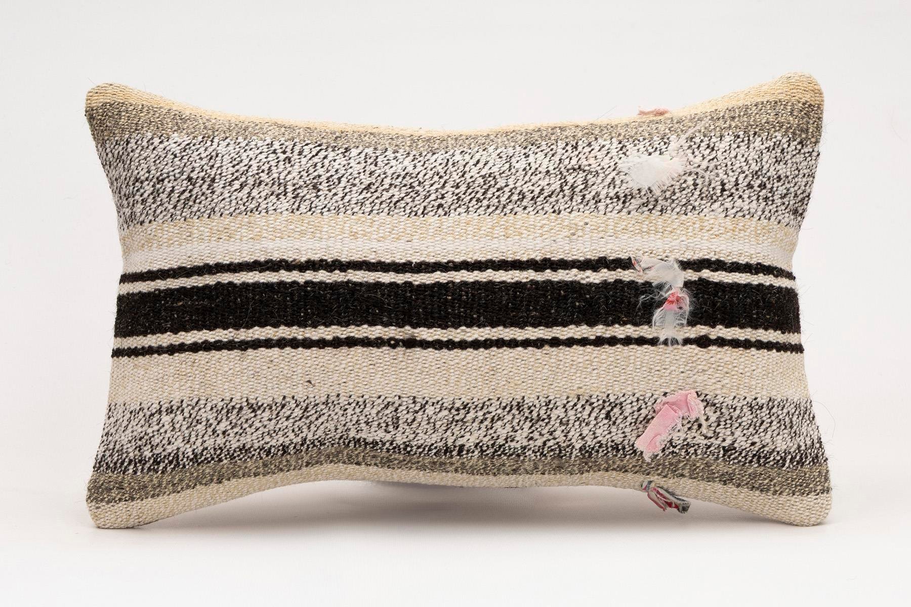 12x20 inches (30x50 cm) Kilim Pillow | KILIM WHOLESALE - Vintage Handmade Pillows - Vintage Handmade Kilim Rugs - It is 100% wool. Artistic and historical rugs. Old handwoven rugs. - Online hand woven rugs and kilim cushions sales. Shipping to a