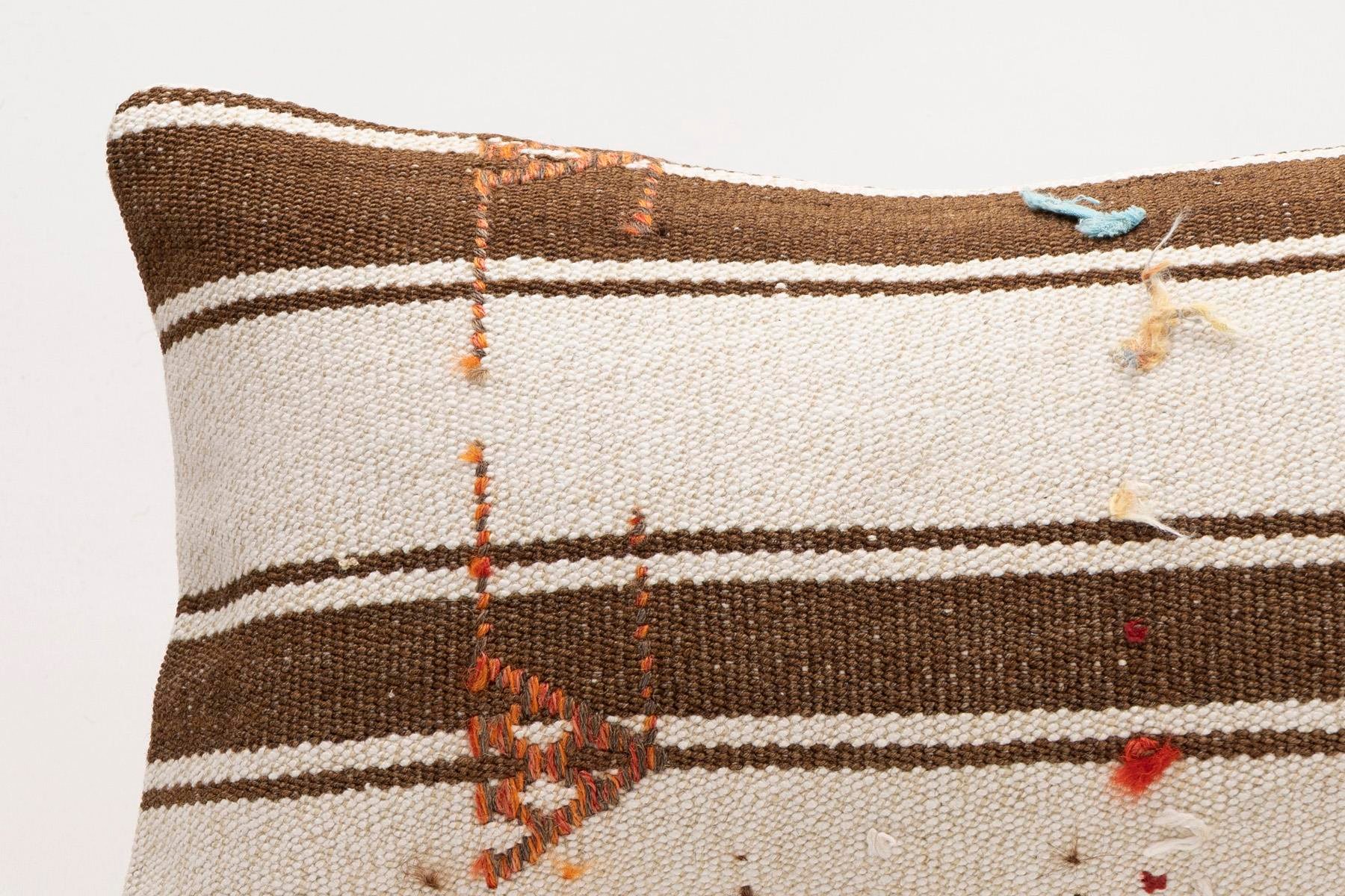 12x20 inches (30x50 cm) Kilim Pillow | KILIM WHOLESALE - Vintage Handmade Pillows - Vintage Handmade Kilim Rugs - It is 100% wool. Artistic and historical rugs. Old handwoven rugs. - Online hand woven rugs and kilim cushions sales. Shipping to a