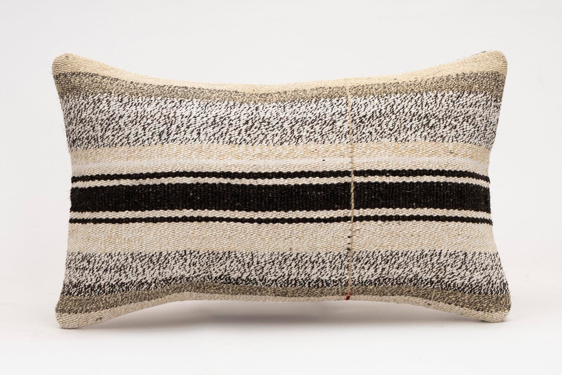 12x20 inches (30x50 cm) Kilim Pillow | KILIM WHOLESALE - Vintage Handmade Pillows - Vintage Handmade Kilim Rugs - It is 100% wool. Artistic and historical rugs. Old handwoven rugs. - Online hand woven rugs and kilim cushions sales. Shipping to a