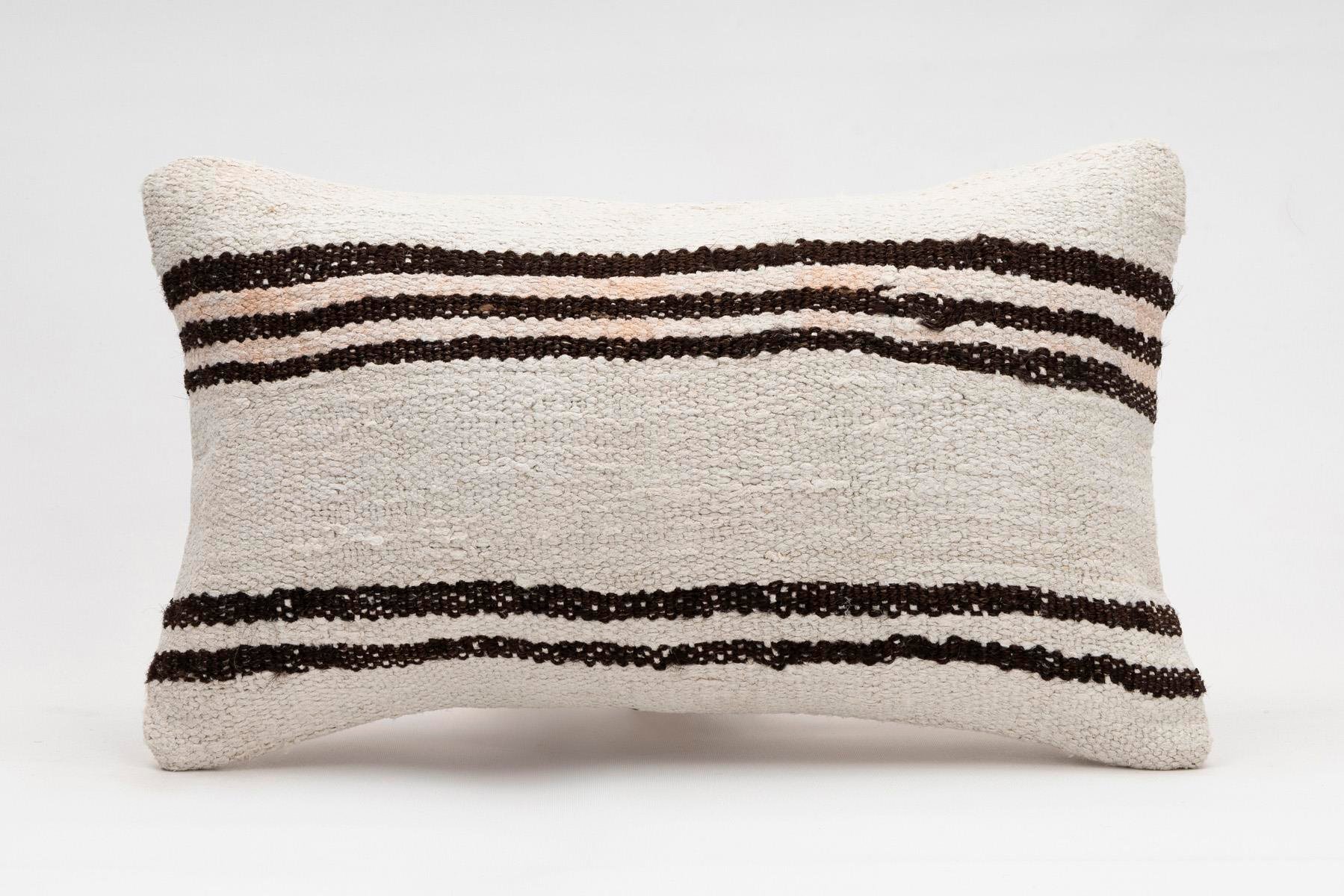 12x20 inches (30x50 cm) Kilim Pillow | KILIM WHOLESALE - Vintage Handmade Pillows - Vintage Handmade Kilim Rugs - It is 100% wool. Artistic and historical rugs. Old handwoven rugs. - Online hand woven rugs and kilim cushions sales. Shipping to a