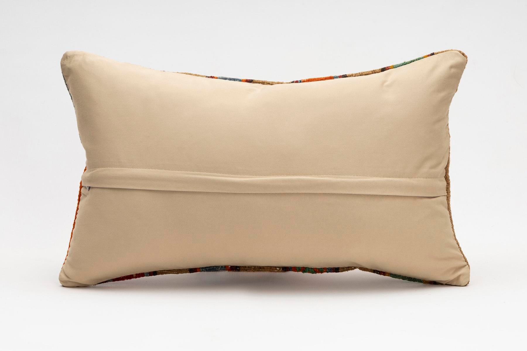 12x20 inches (30x50 cm) Kilim Pillow | KILIM WHOLESALE - Vintage Handmade Pillows - Vintage Handmade Kilim Rugs - It is 100% wool. Artistic and historical rugs. Old handwoven rugs. - Online hand woven rugs and kilim cushions sales. Shipping to a