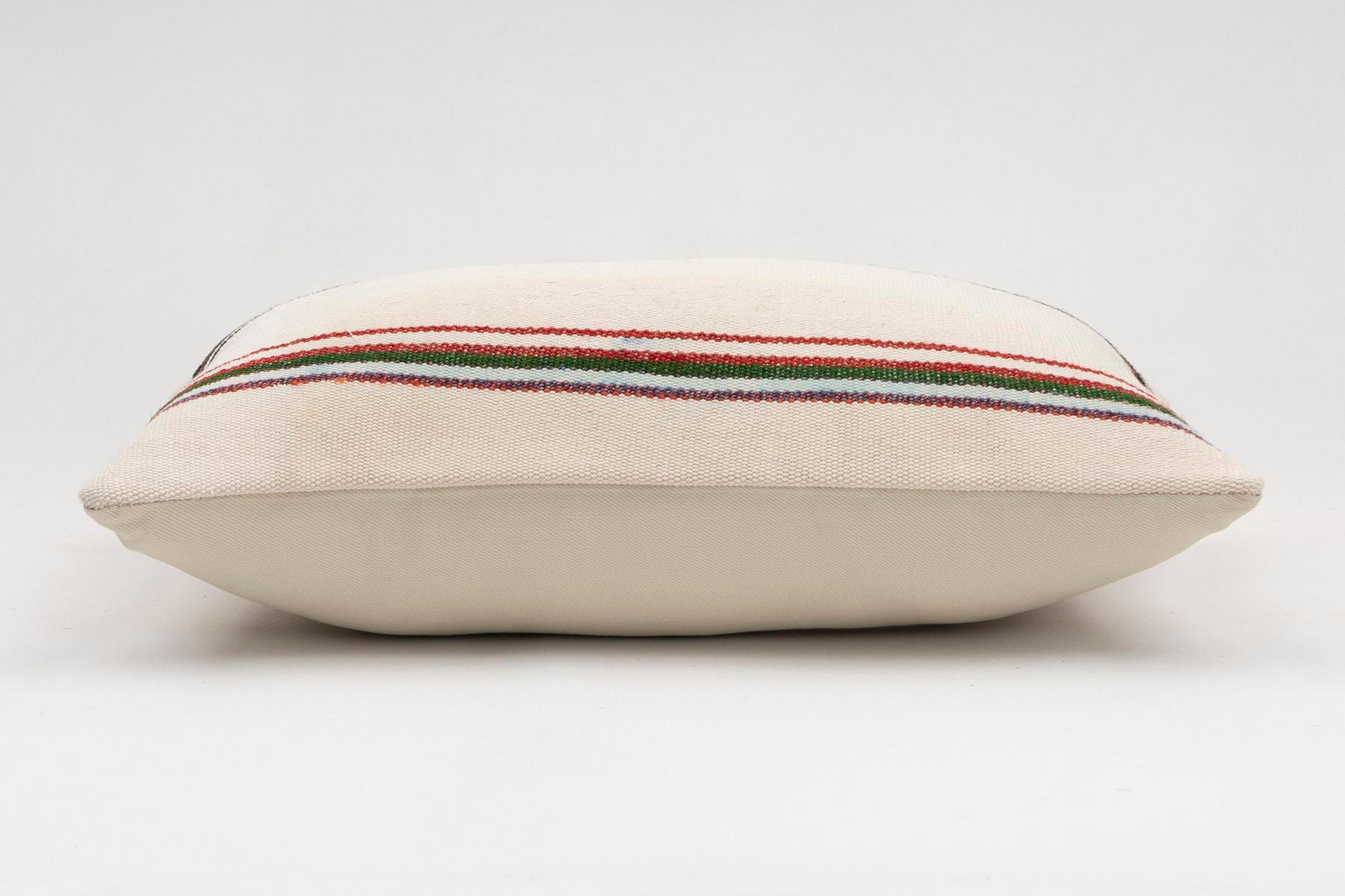 12x20 inches (30x50 cm) Kilim Pillow | KILIM WHOLESALE - Vintage Handmade Pillows - Vintage Handmade Kilim Rugs - It is 100% wool. Artistic and historical rugs. Old handwoven rugs. - Online hand woven rugs and kilim cushions sales. Shipping to a