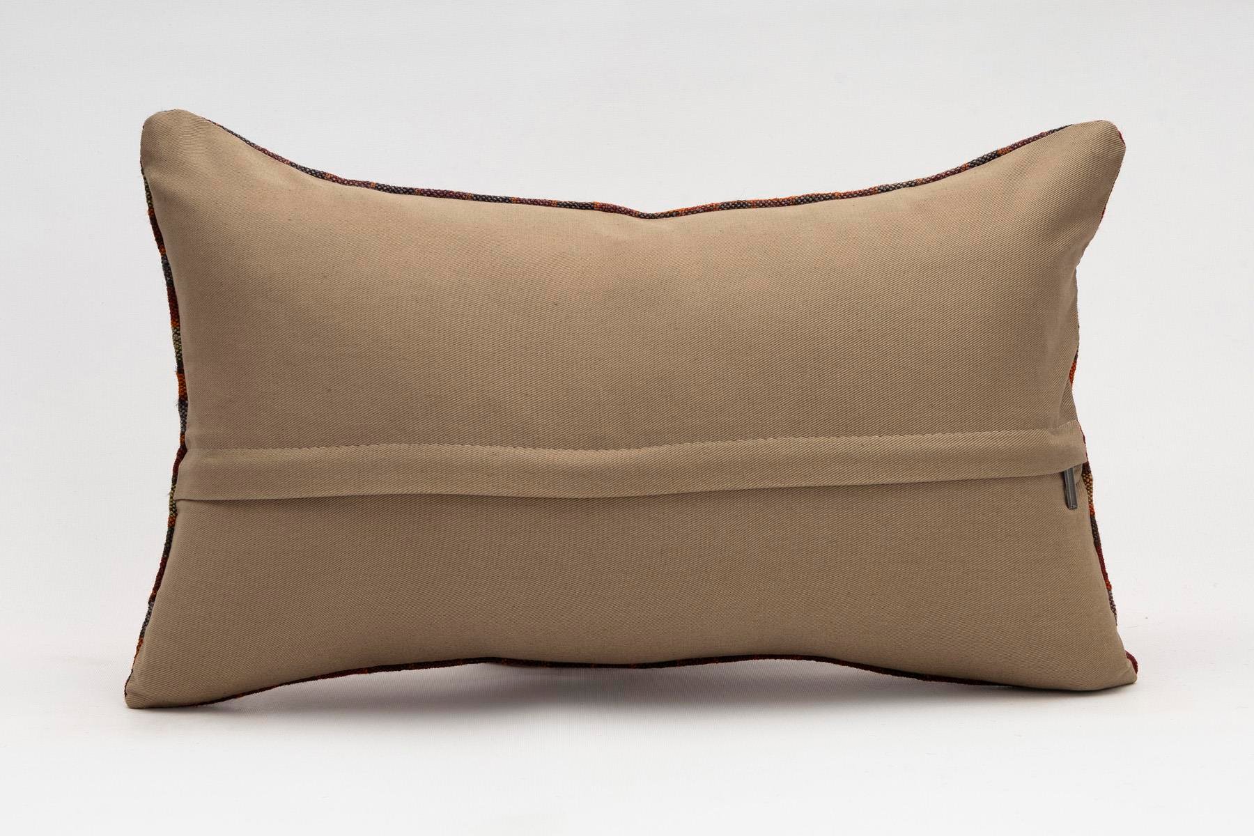 12x20 inches (30x50 cm) Kilim Pillow | KILIM WHOLESALE - Vintage Handmade Pillows - Vintage Handmade Kilim Rugs - It is 100% wool. Artistic and historical rugs. Old handwoven rugs. - Online hand woven rugs and kilim cushions sales. Shipping to a