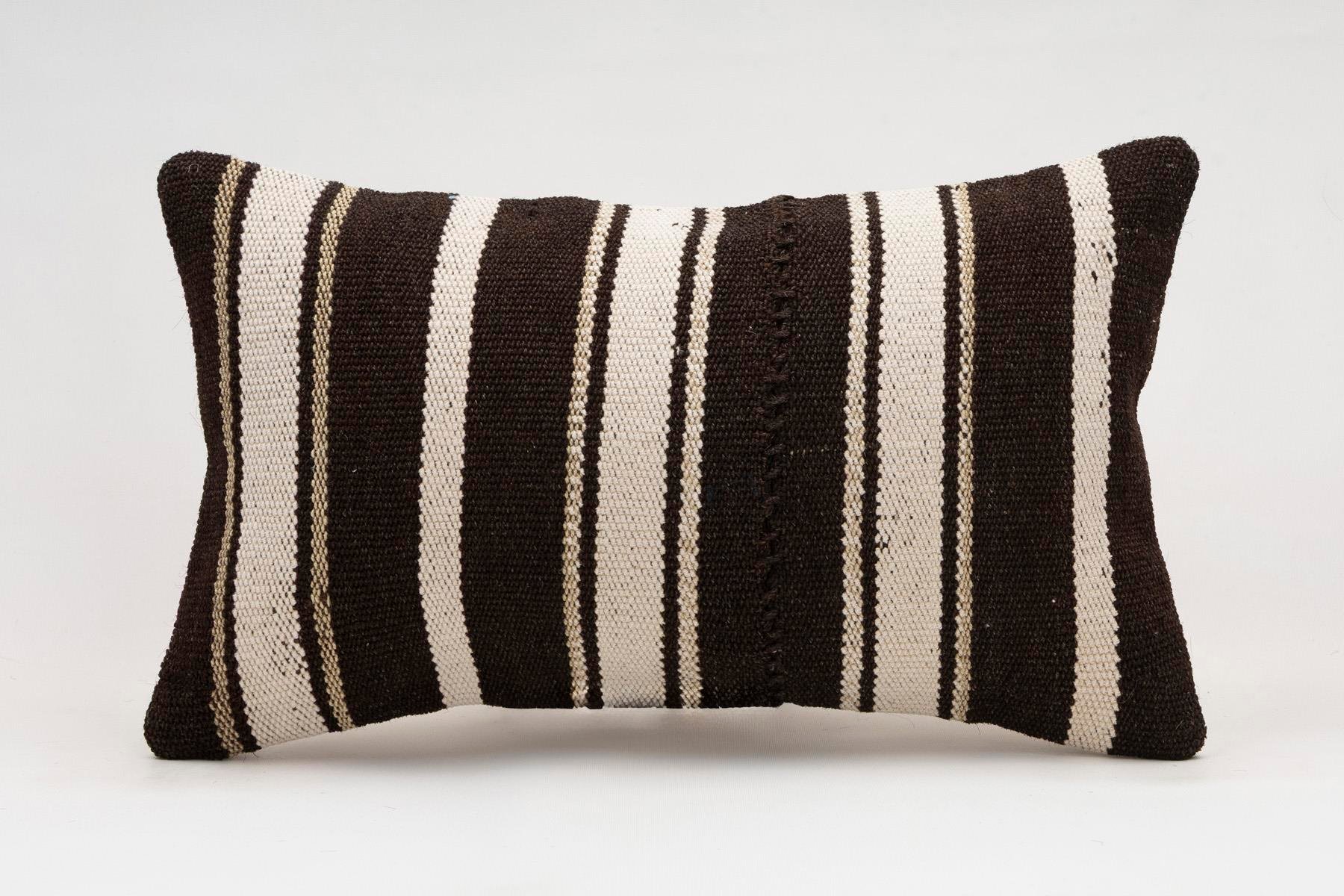 12x20 inches (30x50 cm) Kilim Pillow | KILIM WHOLESALE - Vintage Handmade Pillows - Vintage Handmade Kilim Rugs - It is 100% wool. Artistic and historical rugs. Old handwoven rugs. - Online hand woven rugs and kilim cushions sales. Shipping to a