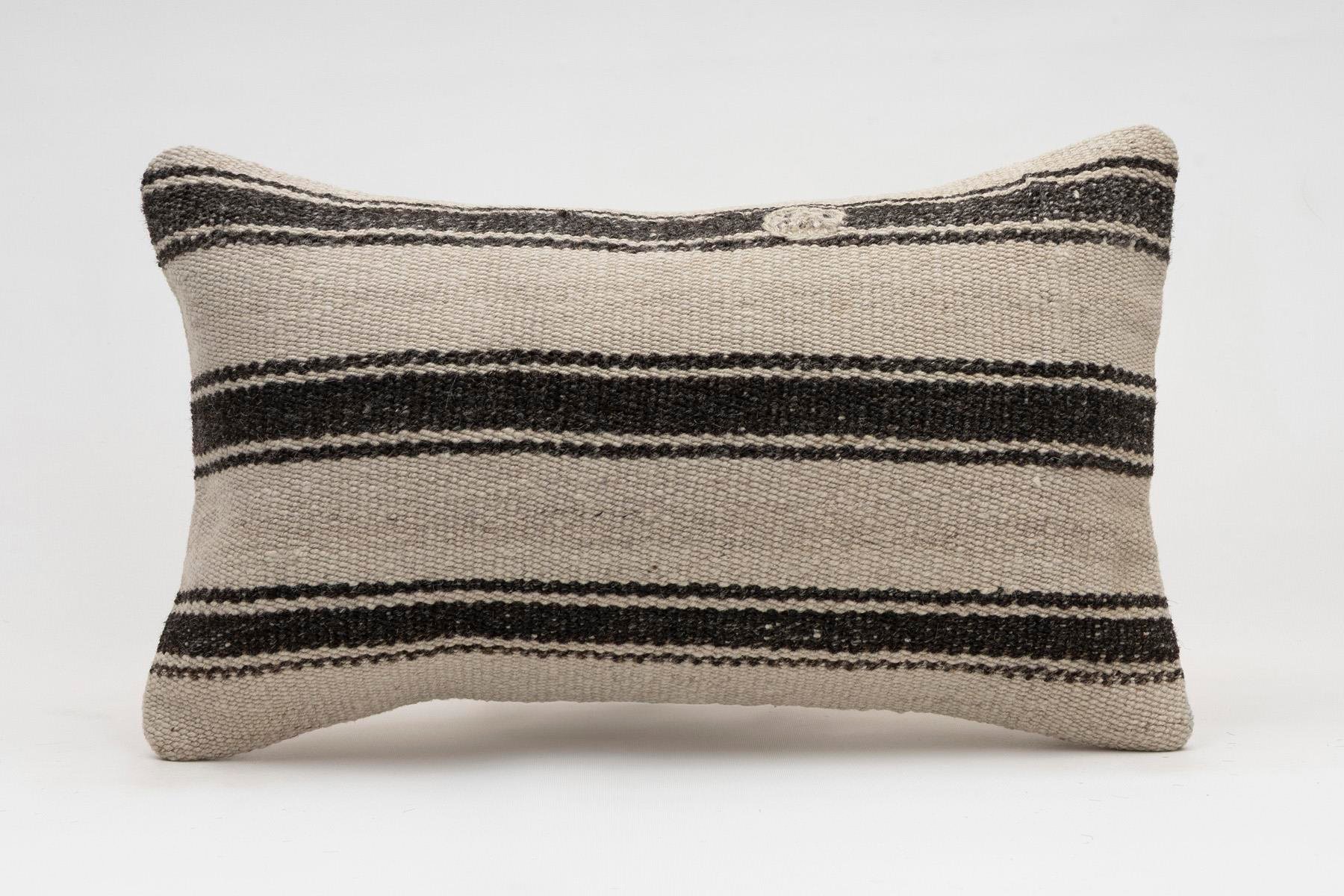 12x20 inches (30x50 cm) Kilim Pillow | KILIM WHOLESALE - Vintage Handmade Pillows - Vintage Handmade Kilim Rugs - It is 100% wool. Artistic and historical rugs. Old handwoven rugs. - Online hand woven rugs and kilim cushions sales. Shipping to a