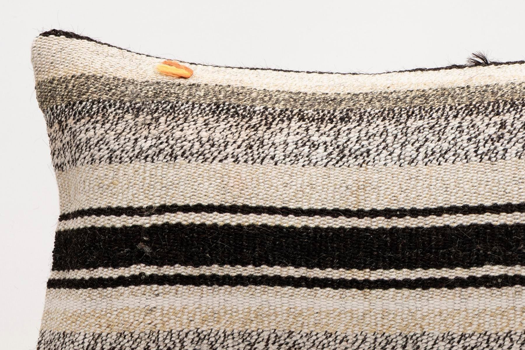 12x20 inches (30x50 cm) Kilim Pillow | KILIM WHOLESALE - Vintage Handmade Pillows - Vintage Handmade Kilim Rugs - It is 100% wool. Artistic and historical rugs. Old handwoven rugs. - Online hand woven rugs and kilim cushions sales. Shipping to a