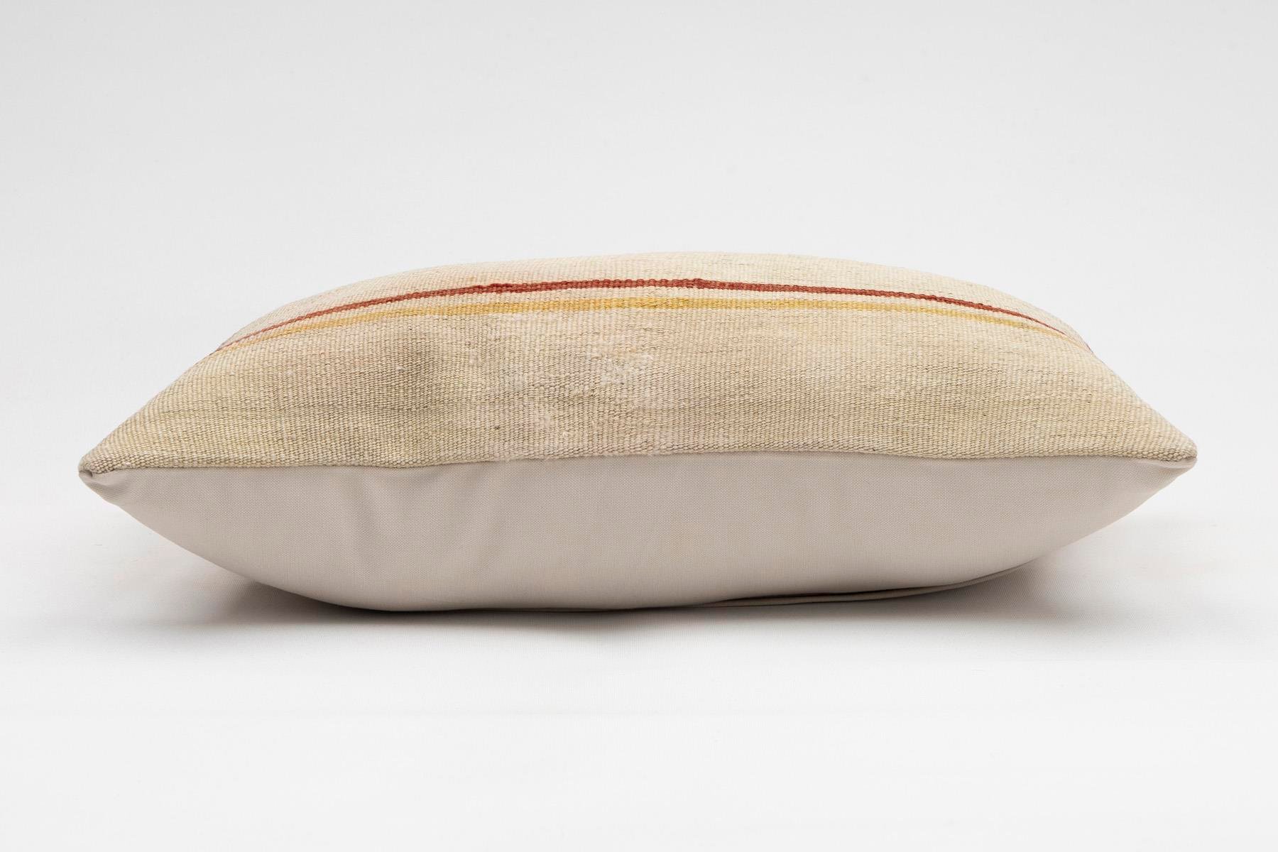 12x20 inches (30x50 cm) Kilim Pillow | KILIM WHOLESALE - Vintage Handmade Pillows - Vintage Handmade Kilim Rugs - It is 100% wool. Artistic and historical rugs. Old handwoven rugs. - Online hand woven rugs and kilim cushions sales. Shipping to a