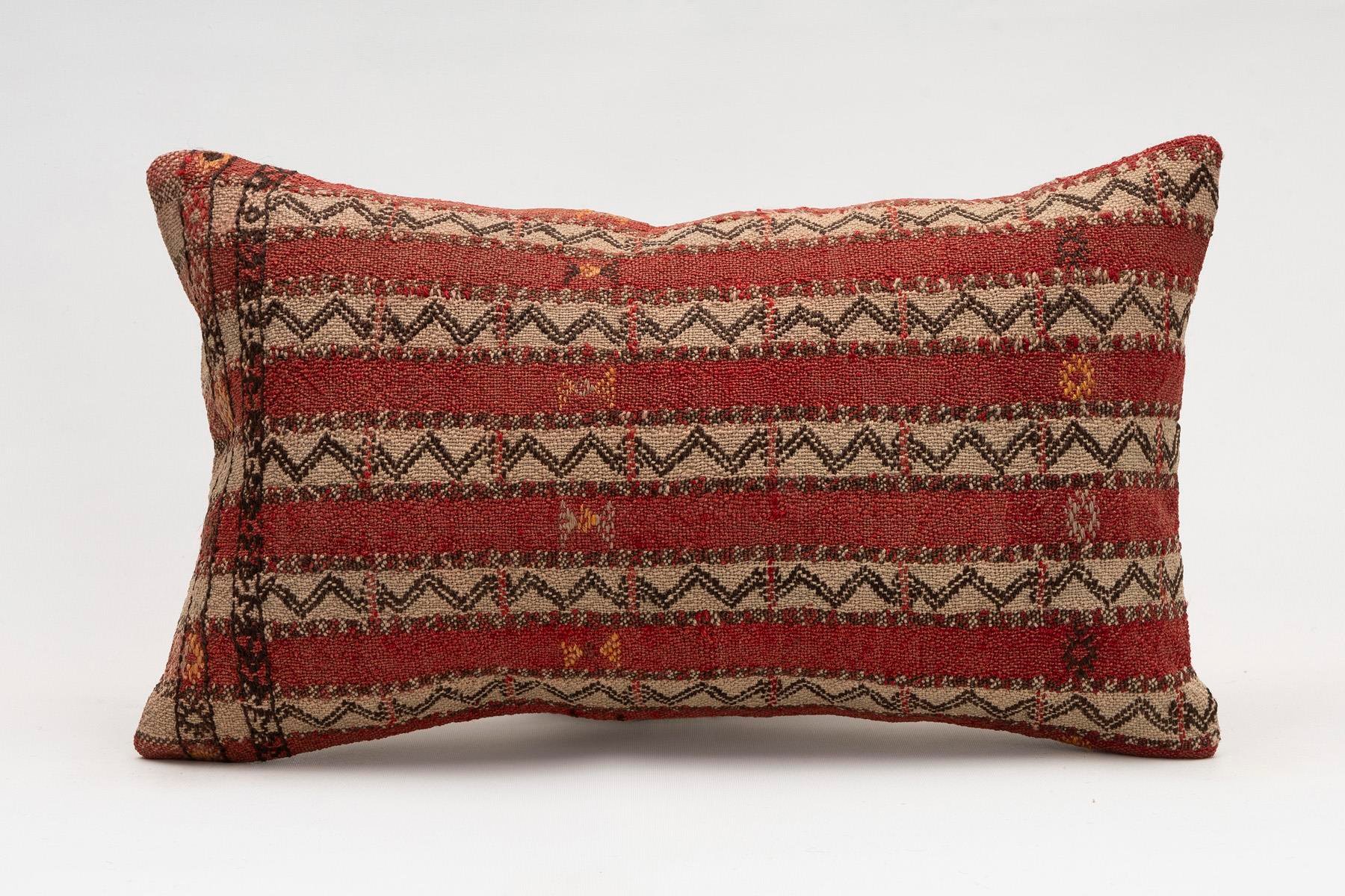 12x20 inches (30x50 cm) Kilim Pillow | KILIM WHOLESALE - Vintage Handmade Pillows - Vintage Handmade Kilim Rugs - It is 100% wool. Artistic and historical rugs. Old handwoven rugs. - Online hand woven rugs and kilim cushions sales. Shipping to a