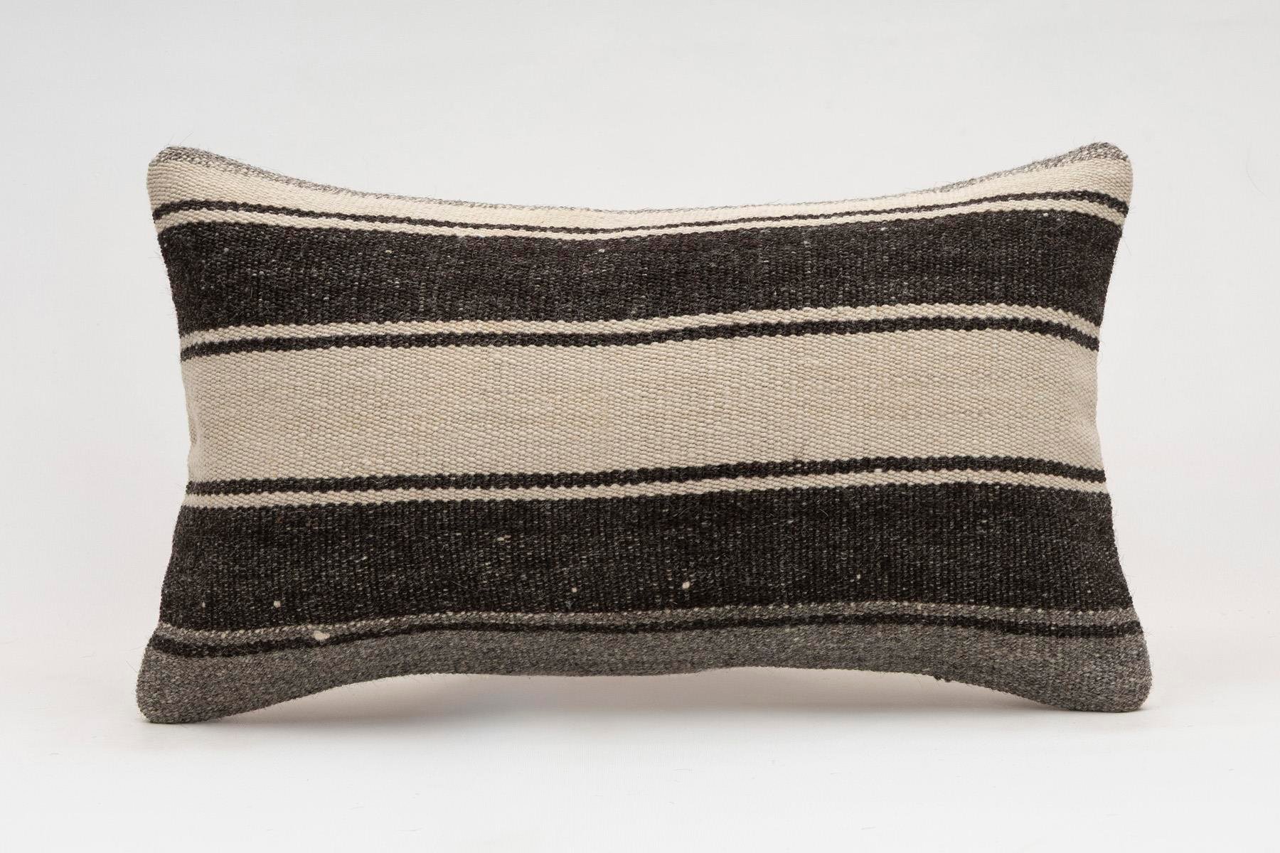 12x20 inches (30x50 cm) Kilim Pillow | KILIM WHOLESALE - Vintage Handmade Pillows - Vintage Handmade Kilim Rugs - It is 100% wool. Artistic and historical rugs. Old handwoven rugs. - Online hand woven rugs and kilim cushions sales. Shipping to a