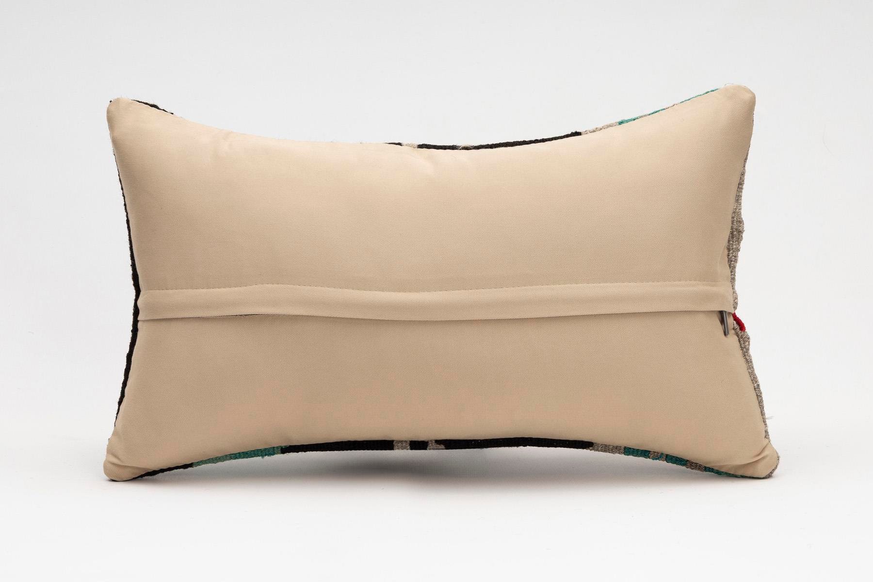 12x20 inches (30x50 cm) Kilim Pillow | KILIM WHOLESALE - Vintage Handmade Pillows - Vintage Handmade Kilim Rugs - It is 100% wool. Artistic and historical rugs. Old handwoven rugs. - Online hand woven rugs and kilim cushions sales. Shipping to a