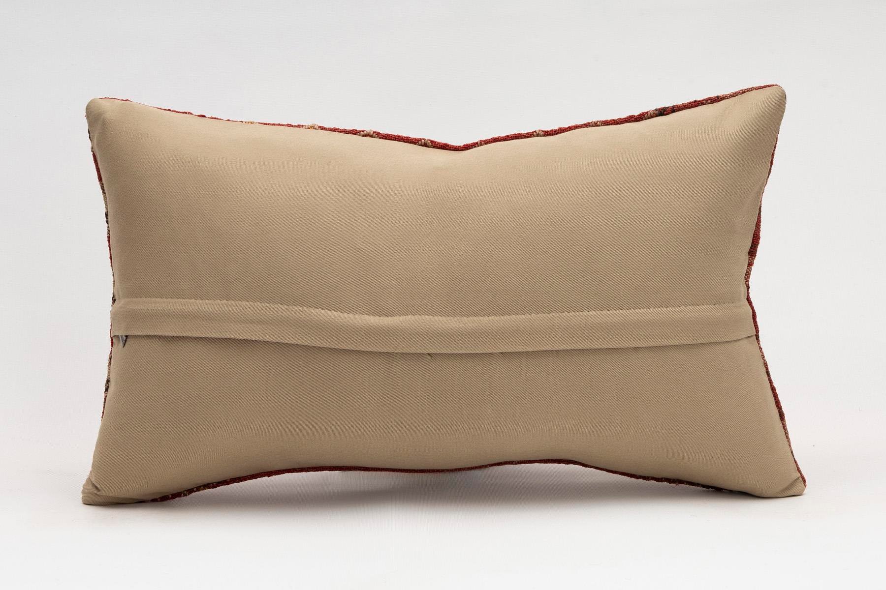 12x20 inches (30x50 cm) Kilim Pillow | KILIM WHOLESALE - Vintage Handmade Pillows - Vintage Handmade Kilim Rugs - It is 100% wool. Artistic and historical rugs. Old handwoven rugs. - Online hand woven rugs and kilim cushions sales. Shipping to a