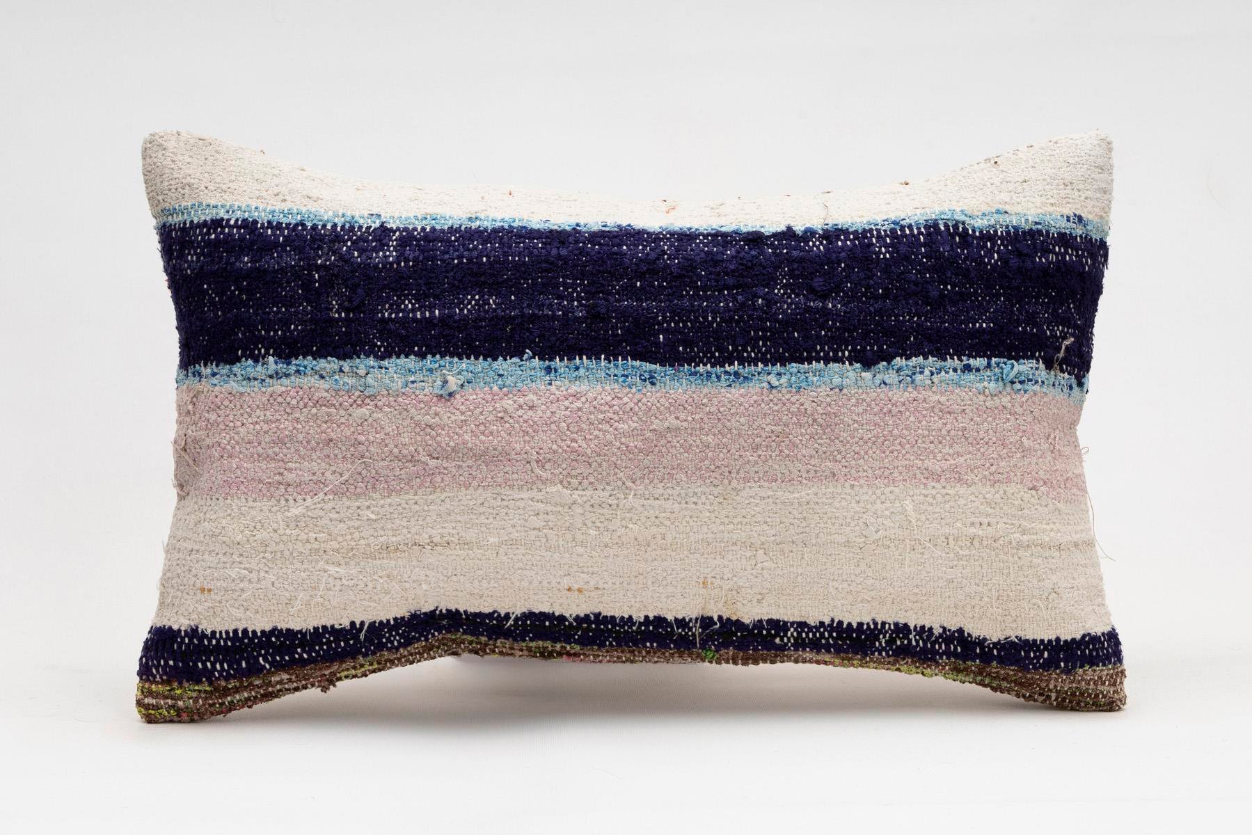 12x20 inches (30x50 cm) Kilim Pillow | KILIM WHOLESALE - Vintage Handmade Pillows - Vintage Handmade Kilim Rugs - It is 100% wool. Artistic and historical rugs. Old handwoven rugs. - Online hand woven rugs and kilim cushions sales. Shipping to a