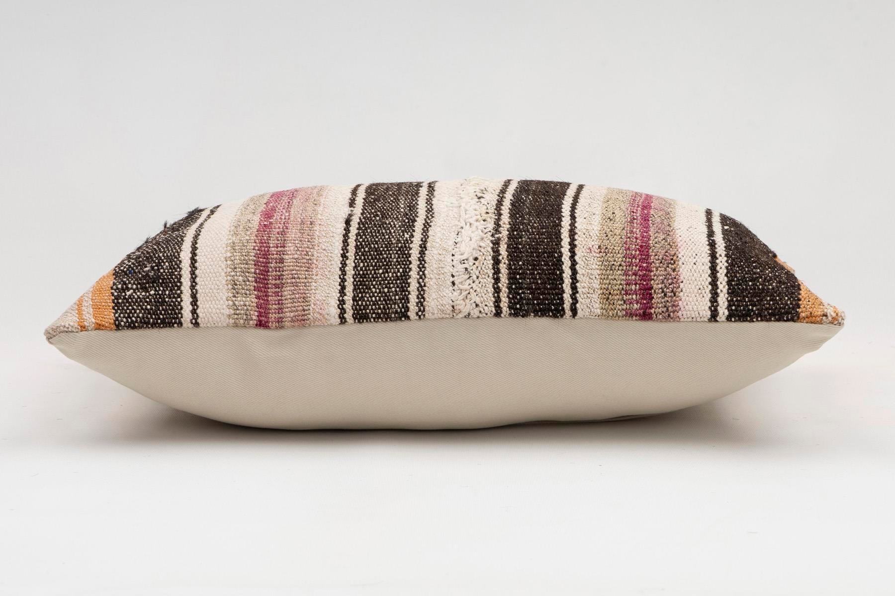 12x20 inches (30x50 cm) Kilim Pillow | KILIM WHOLESALE - Vintage Handmade Pillows - Vintage Handmade Kilim Rugs - It is 100% wool. Artistic and historical rugs. Old handwoven rugs. - Online hand woven rugs and kilim cushions sales. Shipping to a