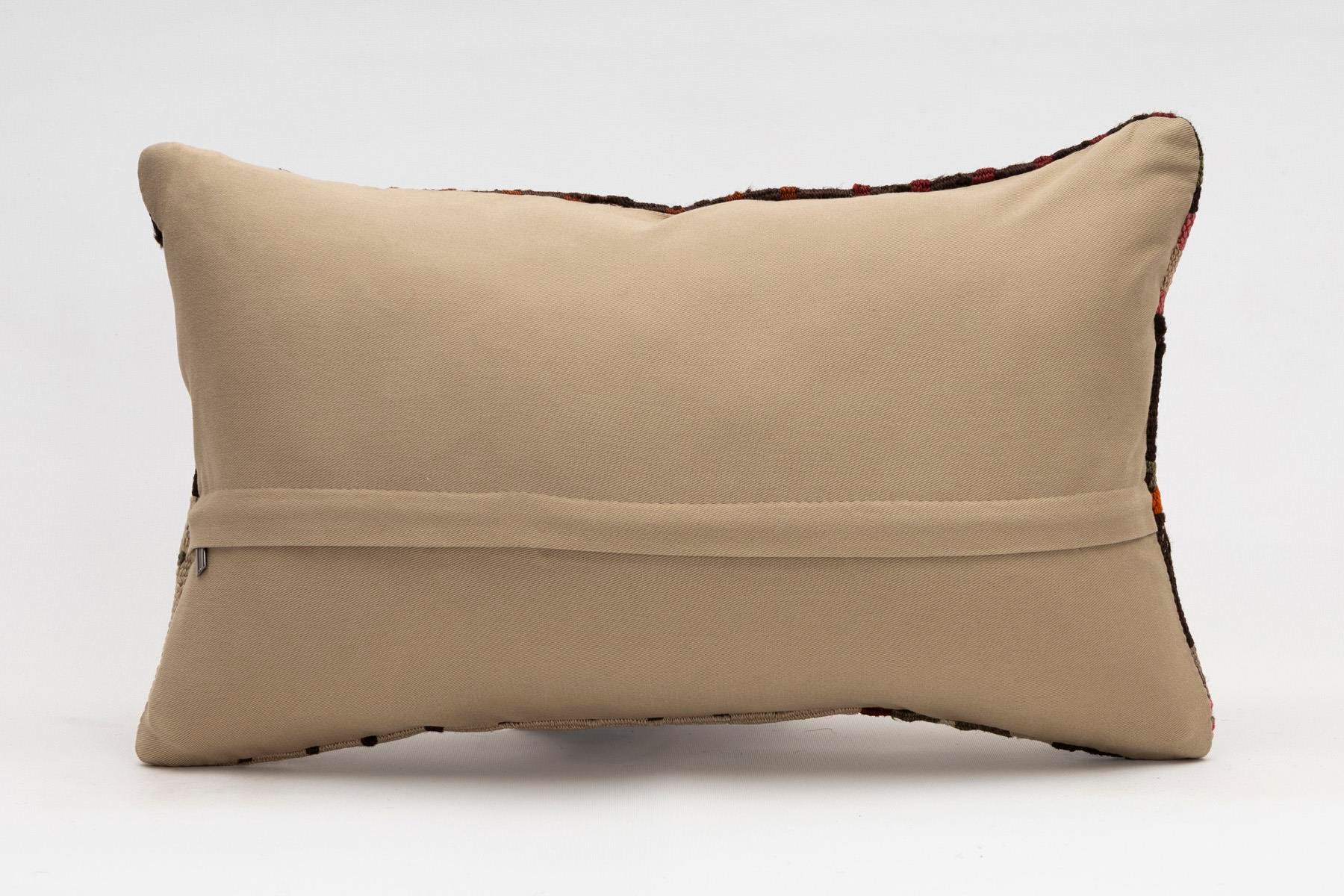 12x20 inches (30x50 cm) Kilim Pillow | KILIM WHOLESALE - Vintage Handmade Pillows - Vintage Handmade Kilim Rugs - It is 100% wool. Artistic and historical rugs. Old handwoven rugs. - Online hand woven rugs and kilim cushions sales. Shipping to a