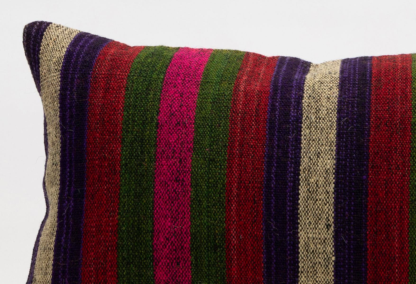 12x20 inches (30x50 cm) Kilim Pillow | KILIM WHOLESALE - Vintage Handmade Pillows - Vintage Handmade Kilim Rugs - It is 100% wool. Artistic and historical rugs. Old handwoven rugs. - Online hand woven rugs and kilim cushions sales. Shipping to a