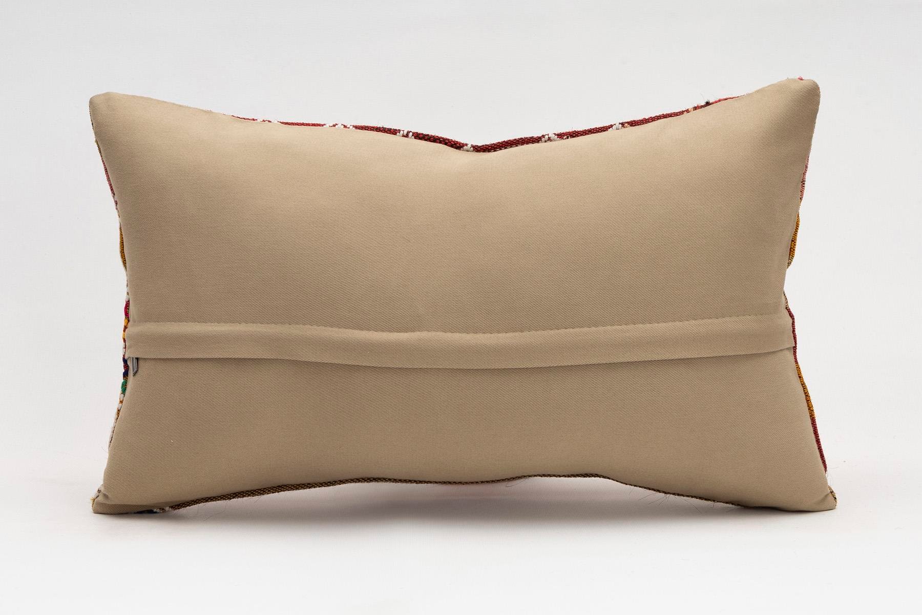 12x20 inches (30x50 cm) Kilim Pillow | KILIM WHOLESALE - Vintage Handmade Pillows - Vintage Handmade Kilim Rugs - It is 100% wool. Artistic and historical rugs. Old handwoven rugs. - Online hand woven rugs and kilim cushions sales. Shipping to a