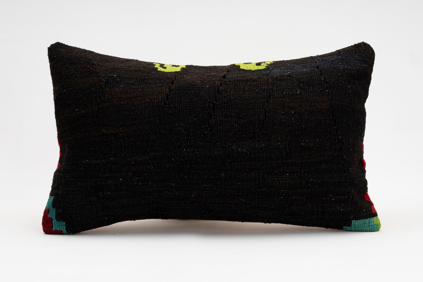 12x20 inches (30x50 cm) Kilim Pillow | KILIM WHOLESALE - Vintage Handmade Pillows - Vintage Handmade Kilim Rugs - It is 100% wool. Artistic and historical rugs. Old handwoven rugs. - Online hand woven rugs and kilim cushions sales. Shipping to a