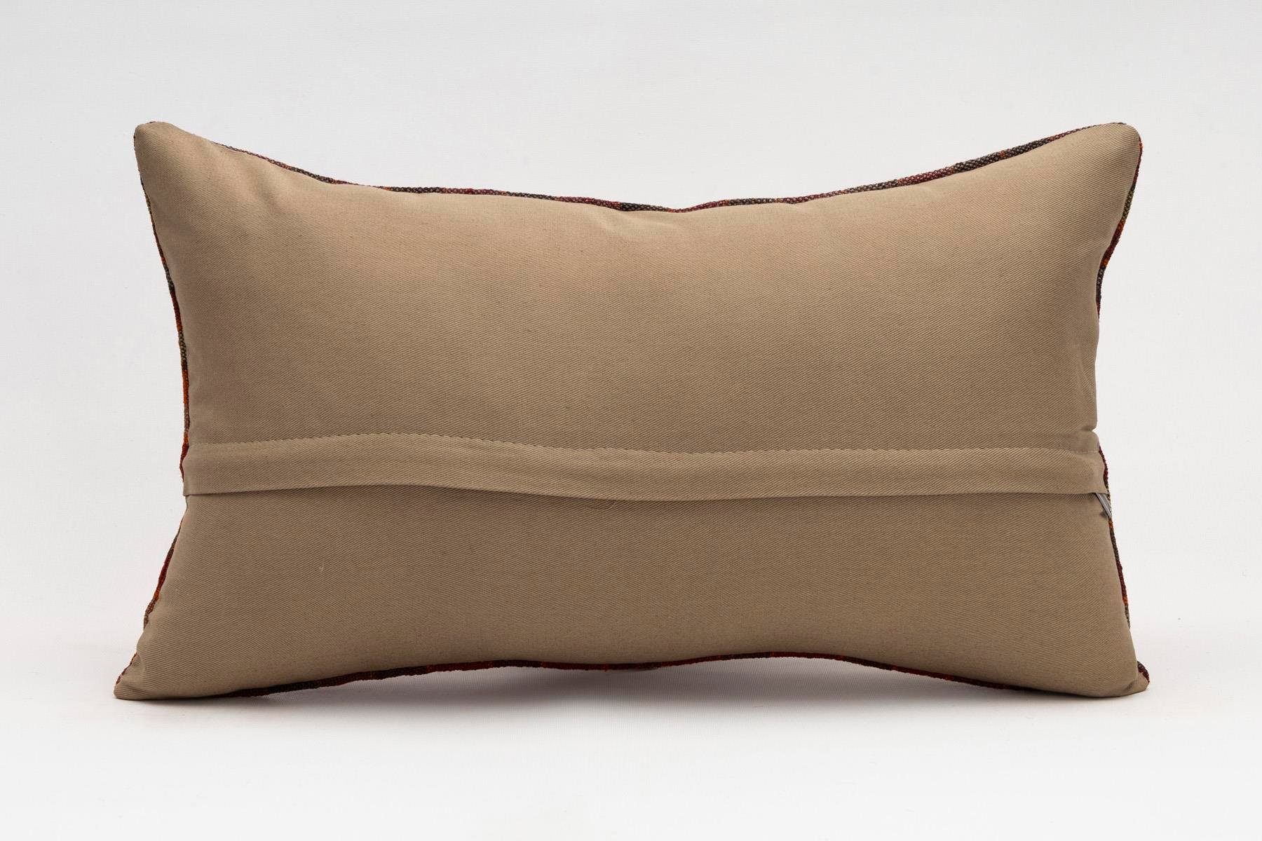 12x20 inches (30x50 cm) Kilim Pillow | KILIM WHOLESALE - Vintage Handmade Pillows - Vintage Handmade Kilim Rugs - It is 100% wool. Artistic and historical rugs. Old handwoven rugs. - Online hand woven rugs and kilim cushions sales. Shipping to a