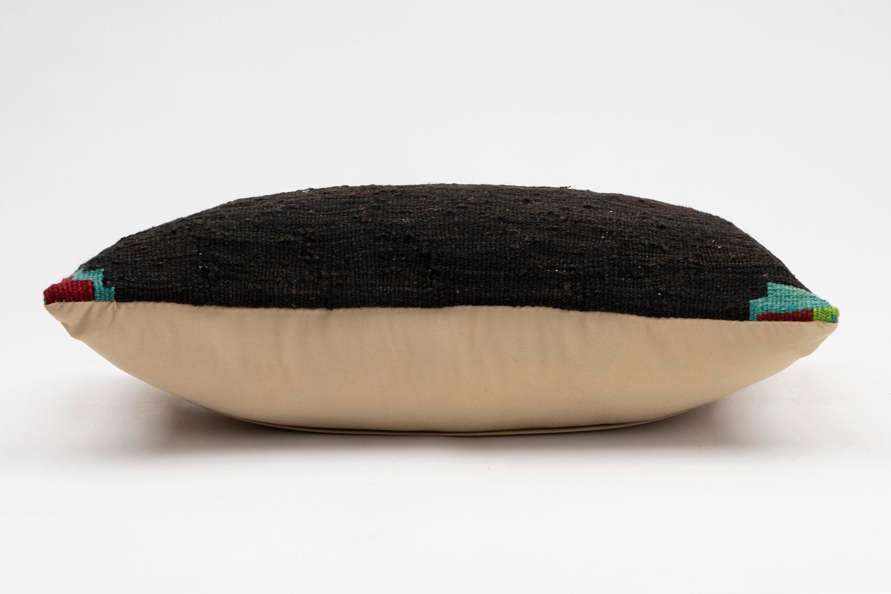 12x20 inches (30x50 cm) Kilim Pillow | KILIM WHOLESALE - Vintage Handmade Pillows - Vintage Handmade Kilim Rugs - It is 100% wool. Artistic and historical rugs. Old handwoven rugs. - Online hand woven rugs and kilim cushions sales. Shipping to a