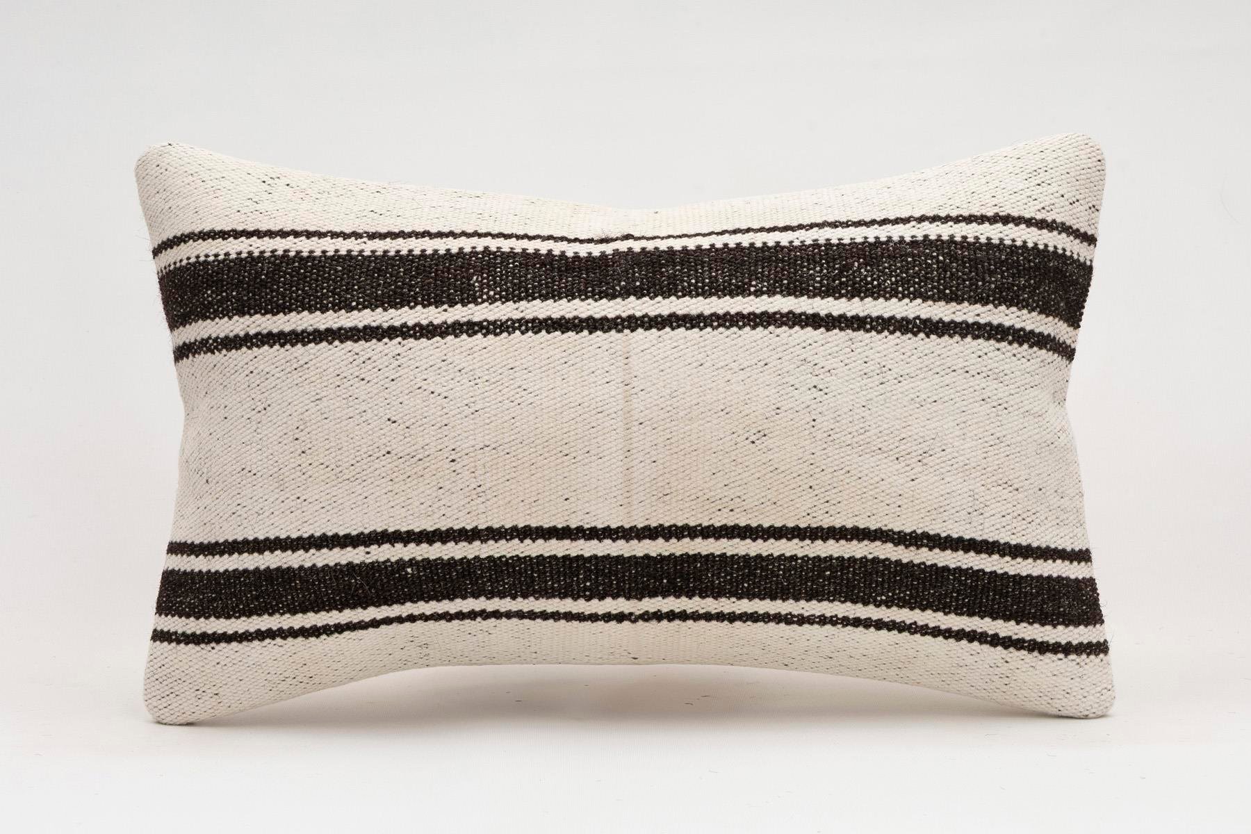 12x20 inches (30x50 cm) Kilim Pillow | KILIM WHOLESALE - Vintage Handmade Pillows - Vintage Handmade Kilim Rugs - It is 100% wool. Artistic and historical rugs. Old handwoven rugs. - Online hand woven rugs and kilim cushions sales. Shipping to a