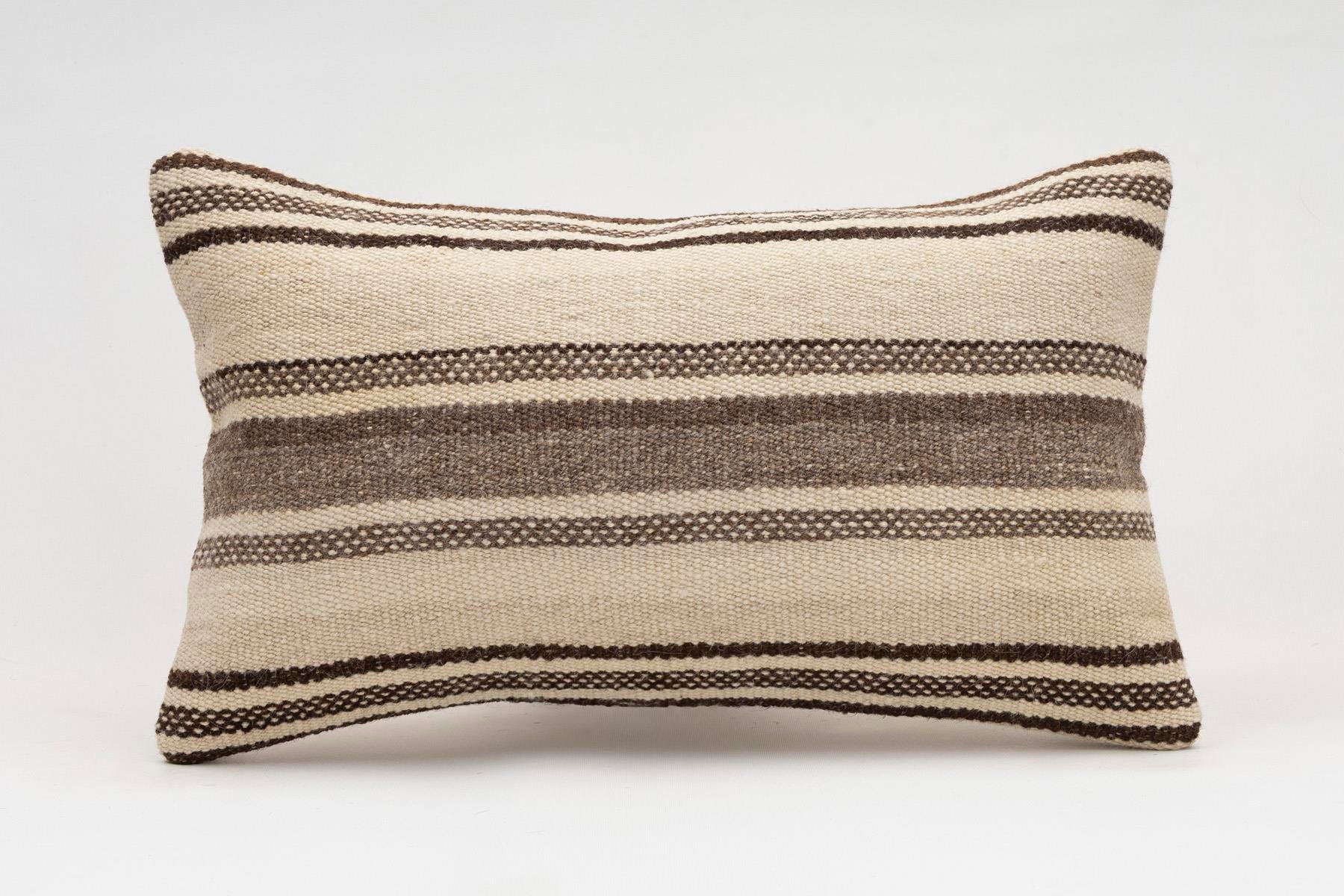 12x20 inches (30x50 cm) Kilim Pillow | KILIM WHOLESALE - Vintage Handmade Pillows - Vintage Handmade Kilim Rugs - It is 100% wool. Artistic and historical rugs. Old handwoven rugs. - Online hand woven rugs and kilim cushions sales. Shipping to a